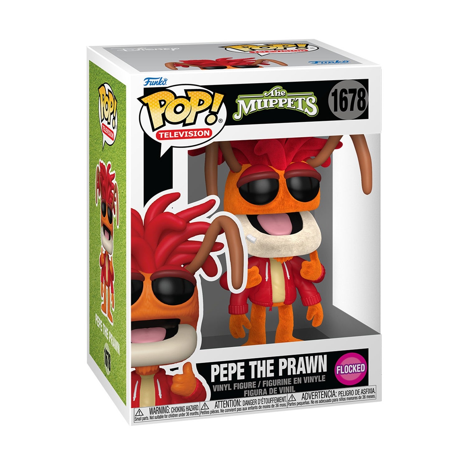 Funko Pepe the Prawn Флокирана Винил Фигура The Muppets - Sunday Habit