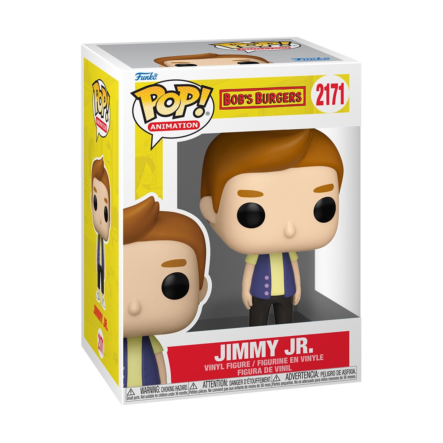 Funko Pop! Animation: Bob's Burgers - Jimmy Jr. #2171 Vinyl Figure