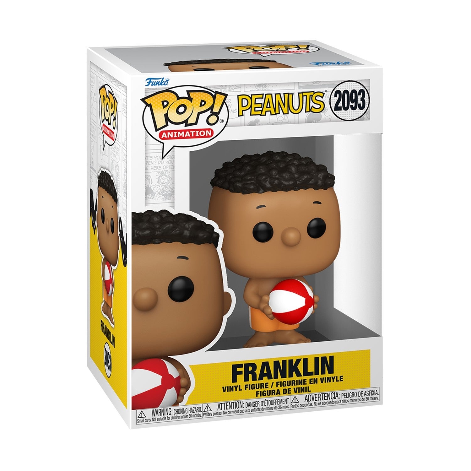 Funko Pop! Television: Peanuts - Franklin #2093 Vinyl Figure - Sunday Habit