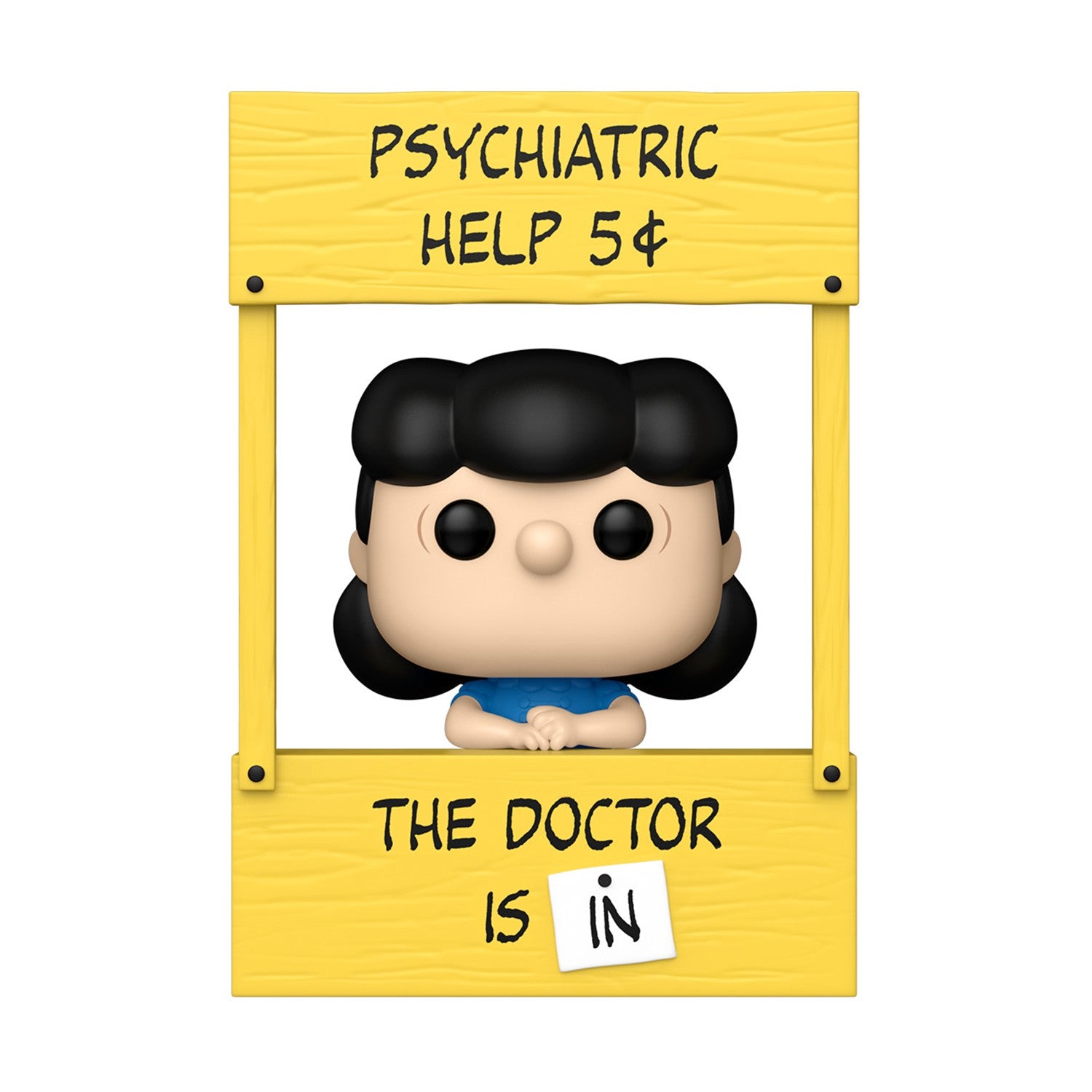 Funko Pop! Plus:-Peanuts - Lucy (Psychiatric Booth) #2095 Vinyl Figure - Sunday Habit