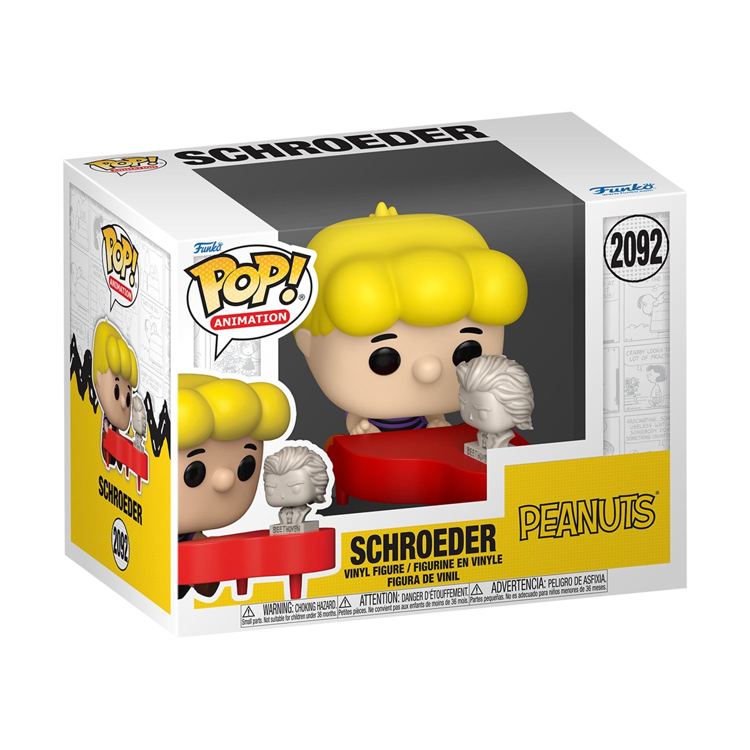 Funko Pop! Premium: Peanuts - Schroeder #2092 Vinyl Figure - Sunday Habit