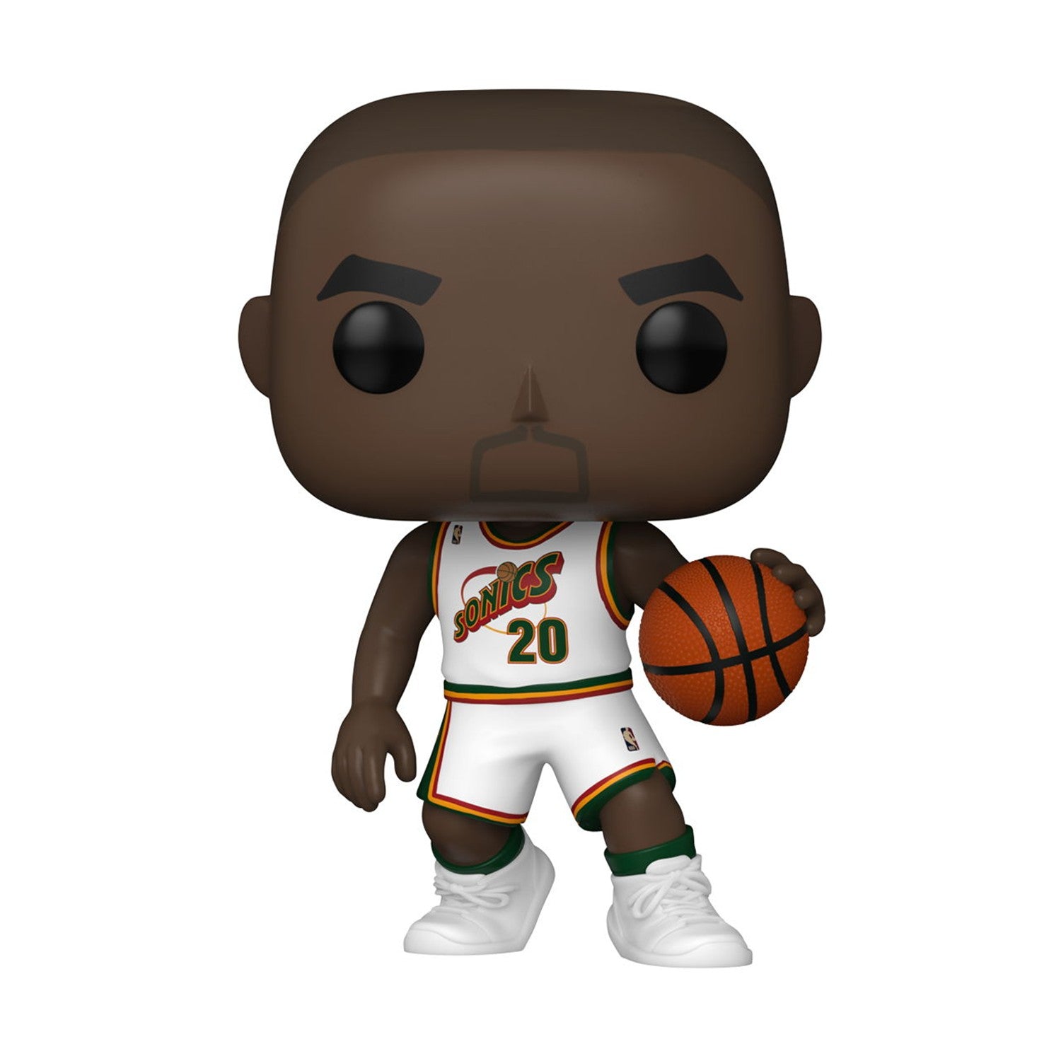 Funko Pop! Basketball: Seattle Sonics - Gary Payton (White Home Uniform) #223 Vinyl Figure - Sunday Habit