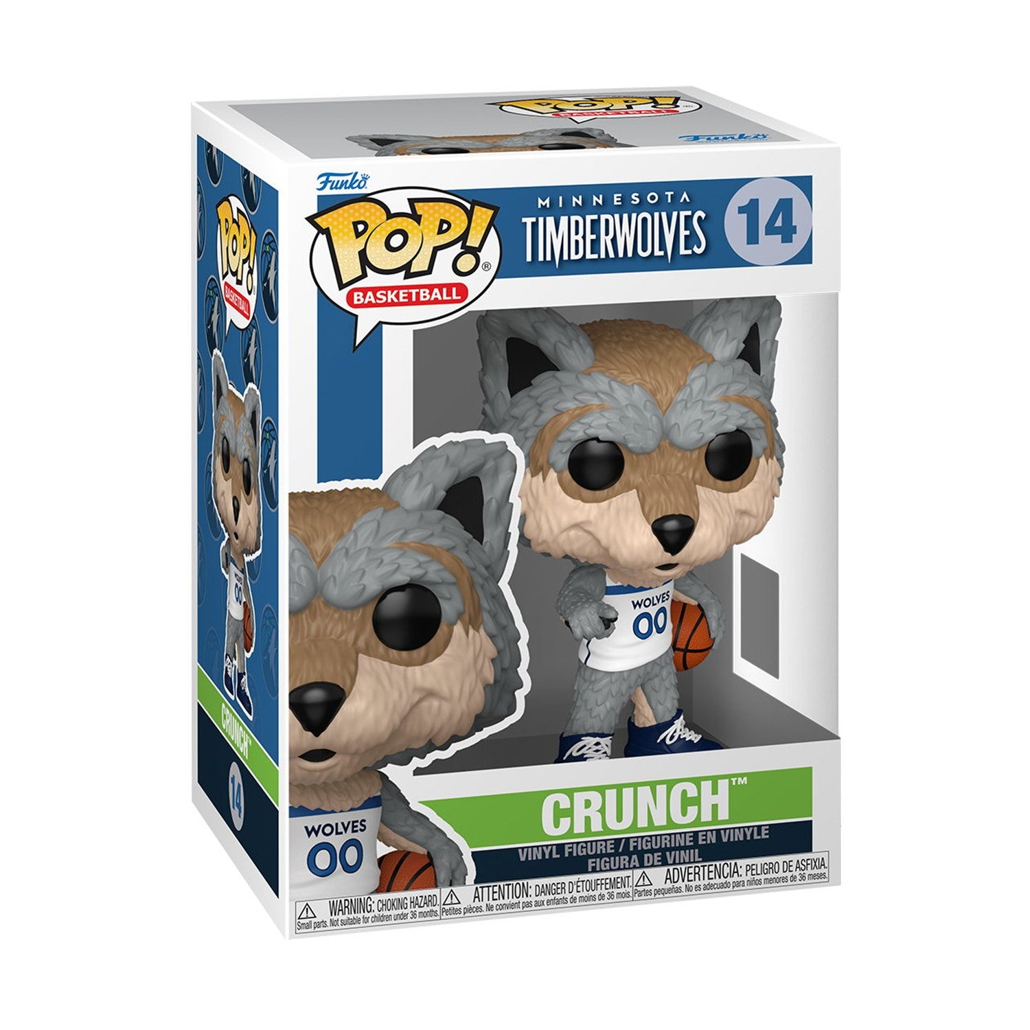 Funko Pop! Basketball: Minnesota Timberwolves - Crunch #14 Vinyl Figure - Sunday Habit