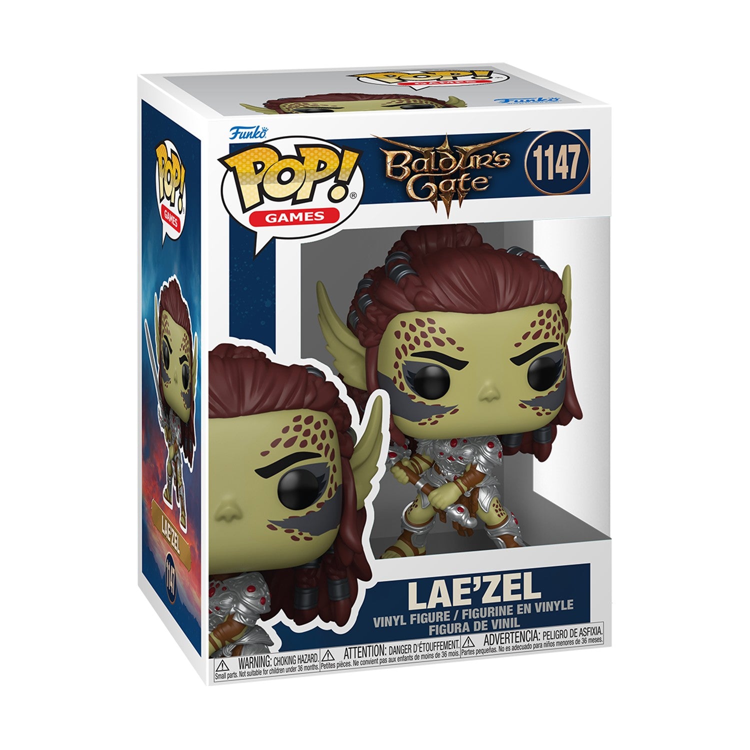 Funko Pop! Games: Baldur's Gate - Lae'zel (with Sword) #1147 Vinyl Figure