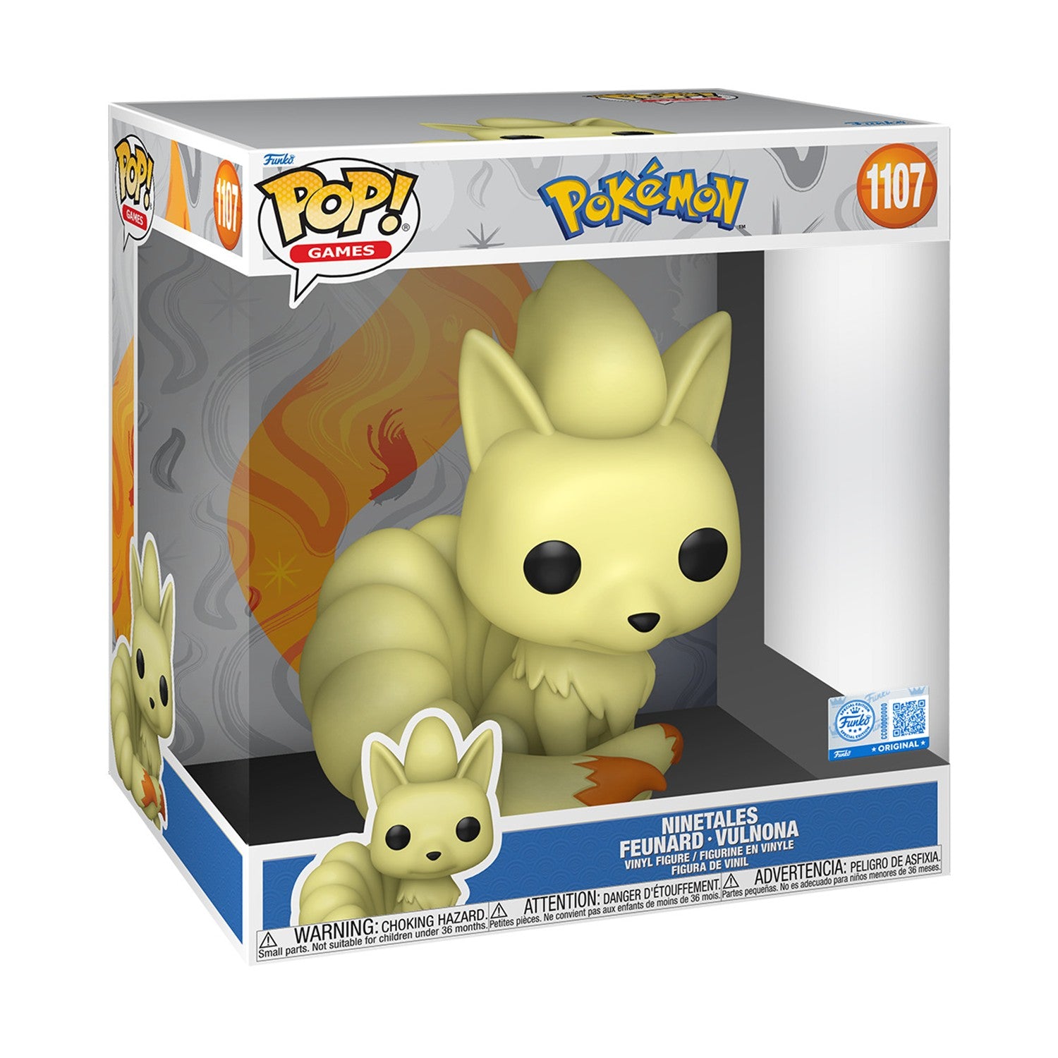 Funko Jumbo Покемон Найнтейлс 10 Инча Vinyl Фигура - Sunday Habit