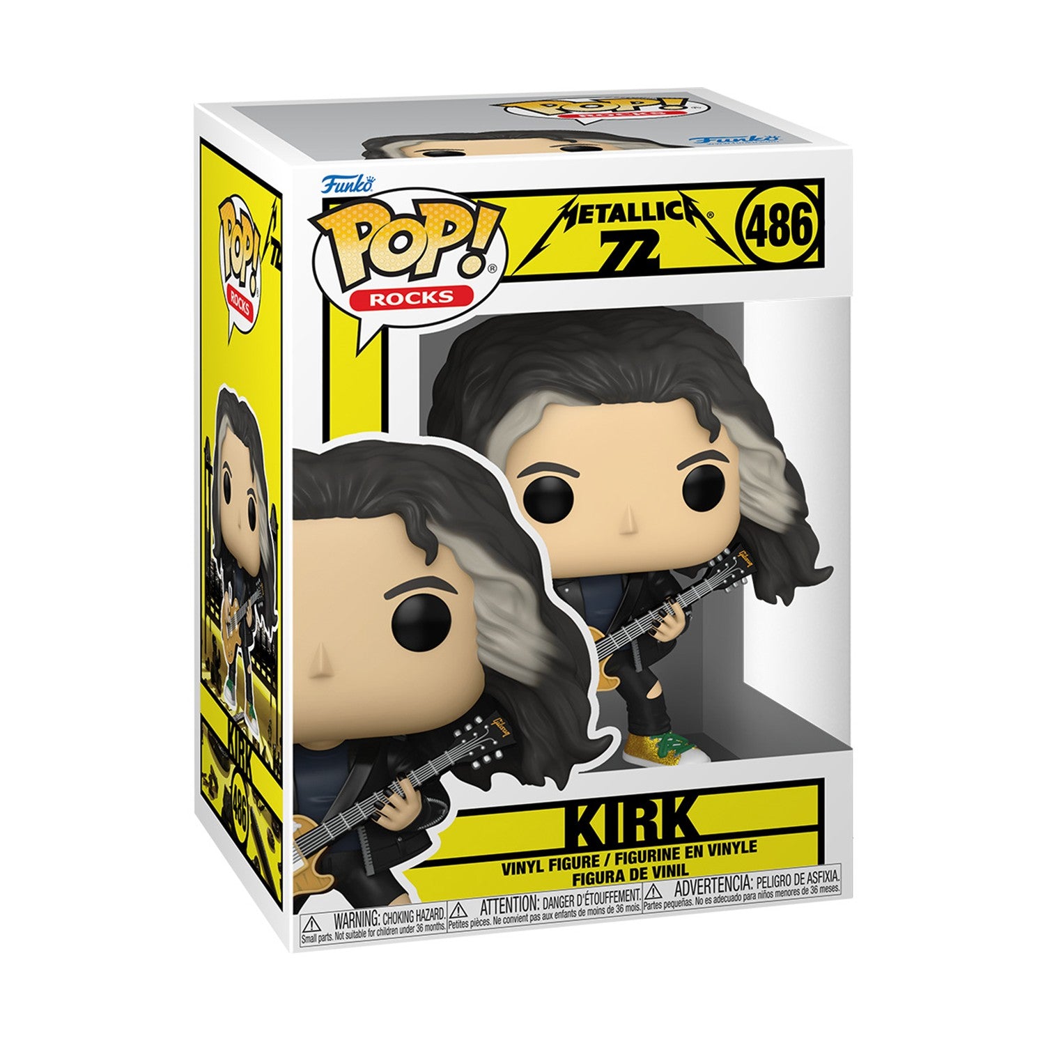Funko Pop! Rocks: Metallica 72 - Kirk #486 Vinyl Figure - Sunday Habit
