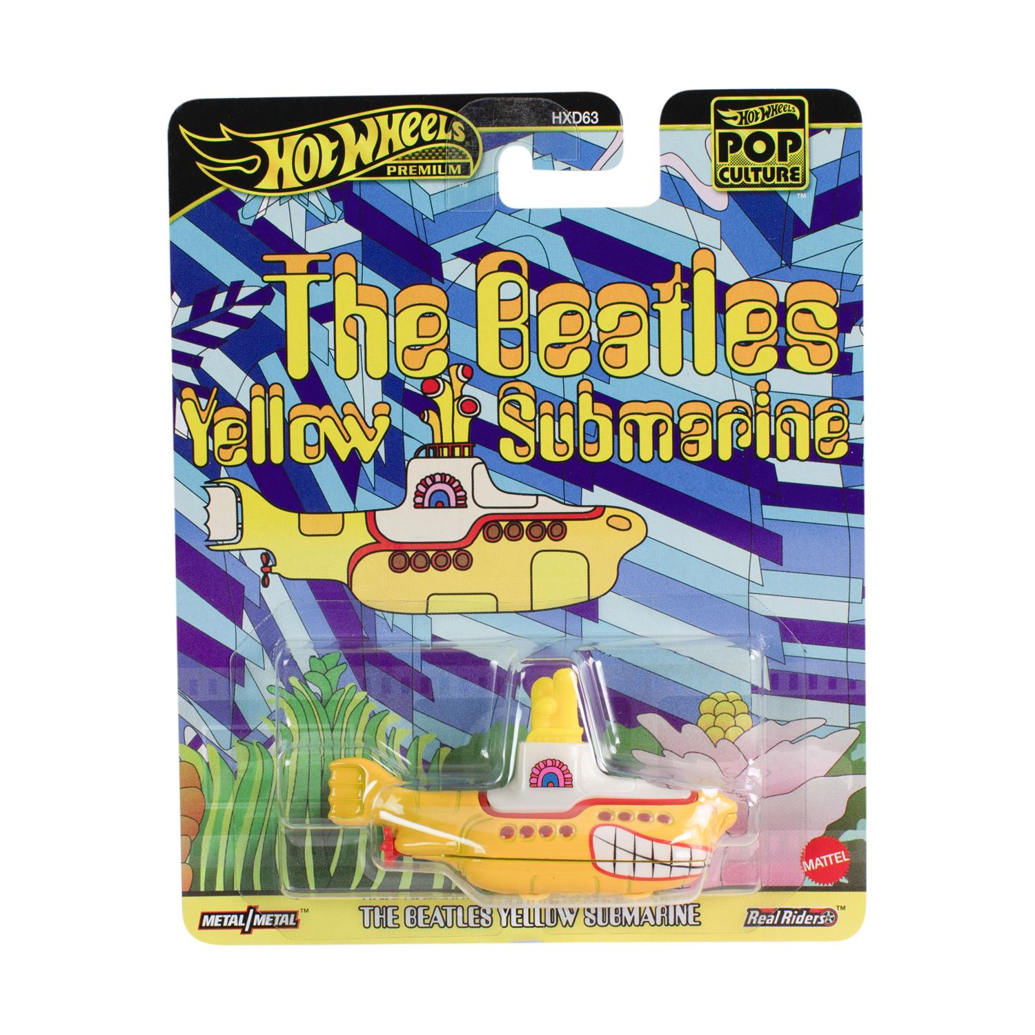 Mattel Hot Wheels Premium® Pop Culture: The Beatles - Yellow Submarine Vehicle (JBL74)