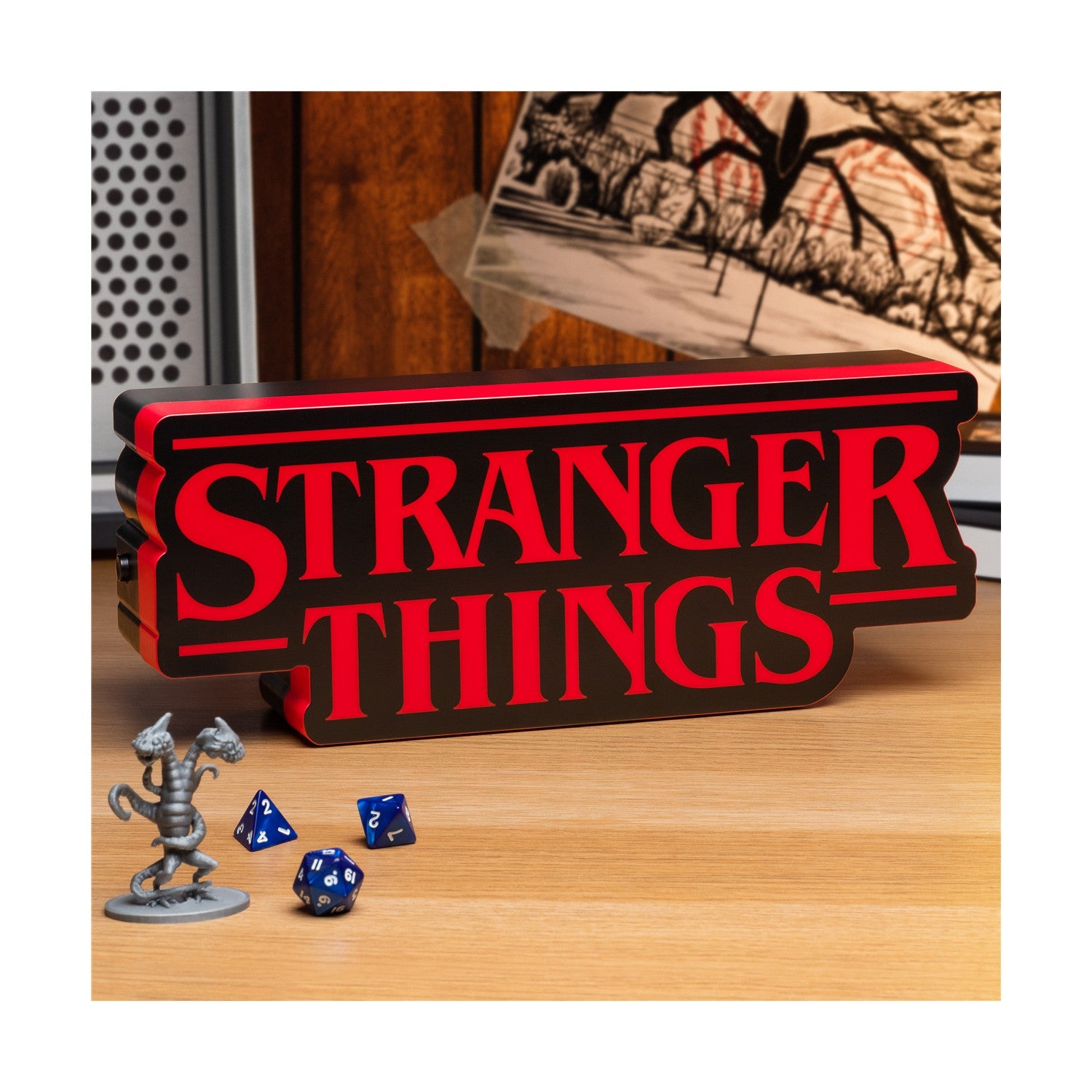 Paladone: Stranger Things Shaped Logo Light (PP10460ST) - Sunday Habit