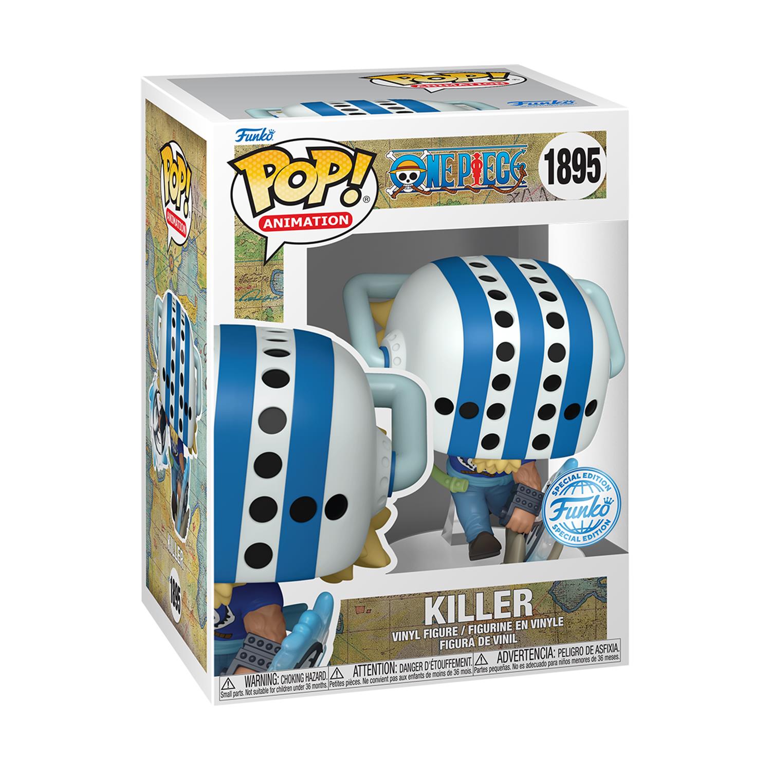 Funko Pop! Animation: One Piece - Killer (Special Edition) #1895 Vinyl Figure - Sunday Habit