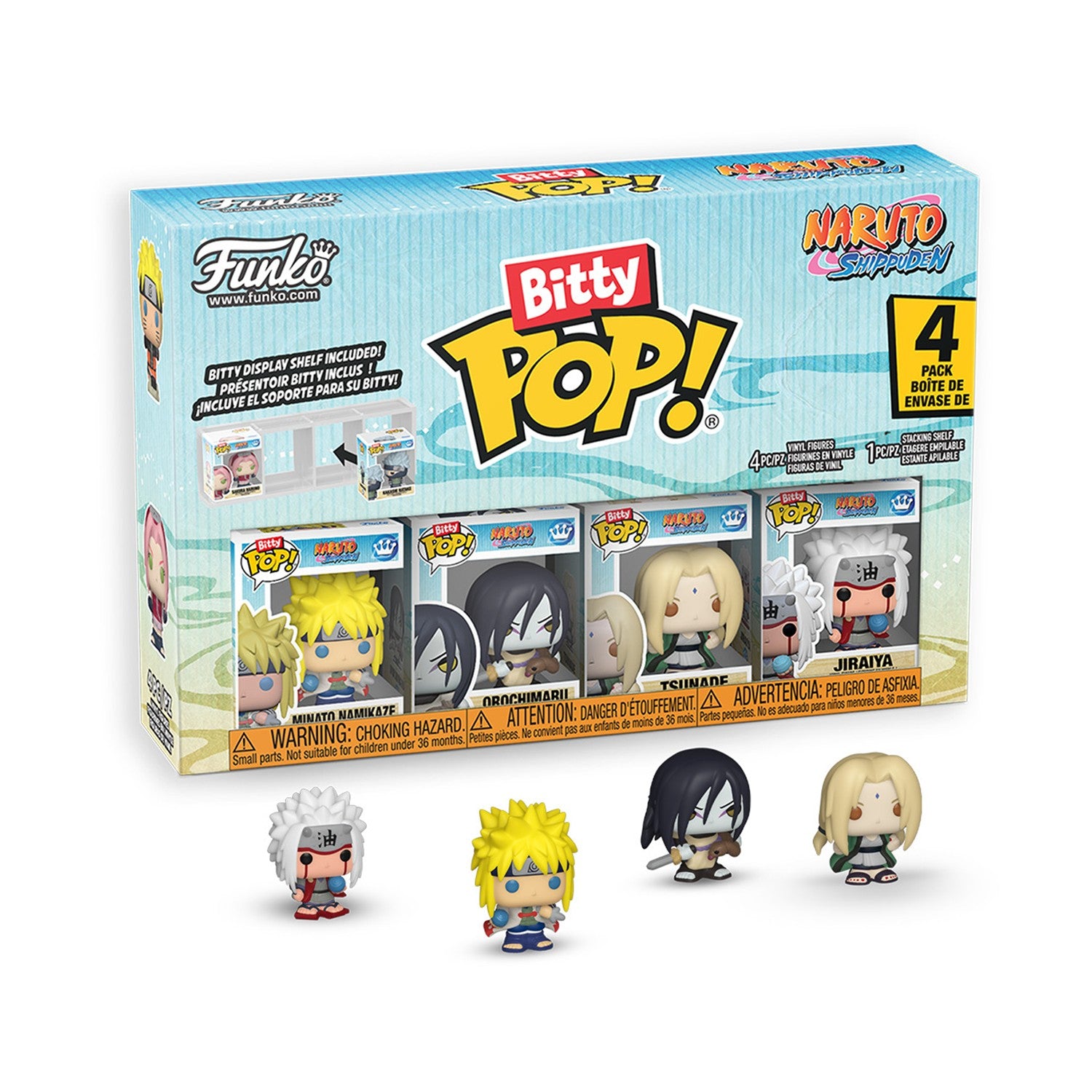 Funko Bitty Pop 4 Пакет Naruto Shippuden Фигури - Sunday Habit