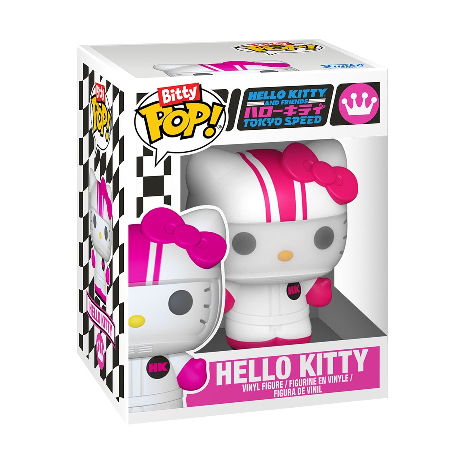 Funko Bitty Pop! Rides: Hello Kitty and Friends Tokyo Speed - Hello Kitty in Racecar Vinyl Figures - Sunday Habit