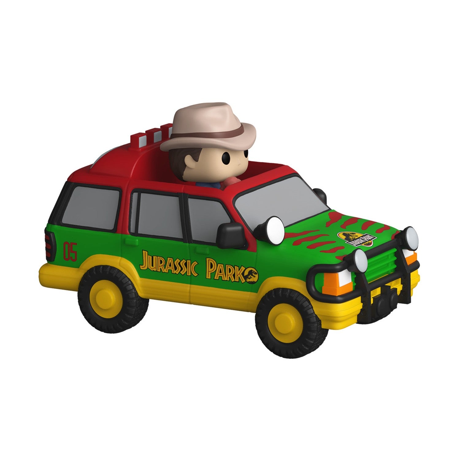Funko Bitty Pop! Rides: Jurassic Park - Dr. Alan Grant with Jurassic SUV Vinyl Figures - Sunday Habit