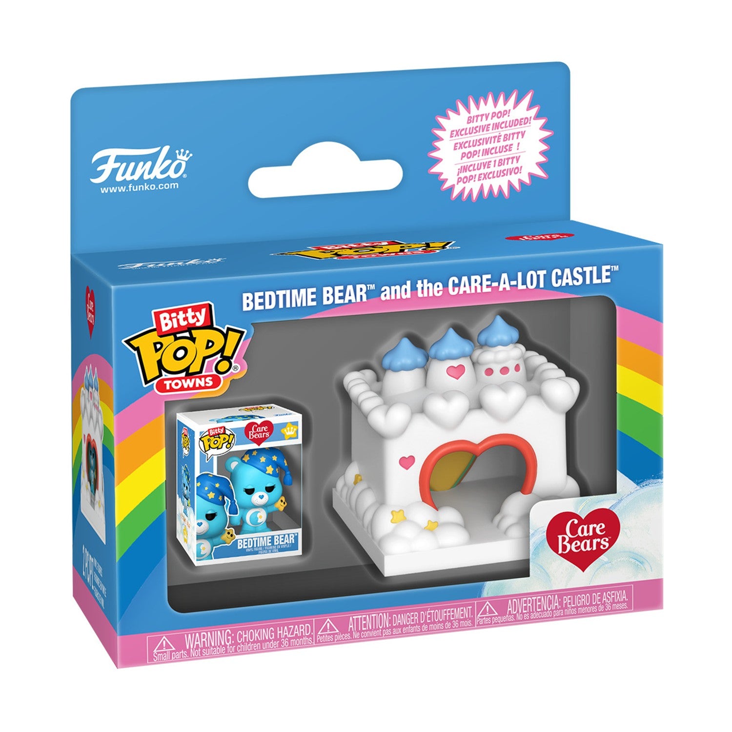 Funko Bitty Pop Towns Care Bears Bedtime Bear и Care-A-Lot Castle - Sunday Habit
