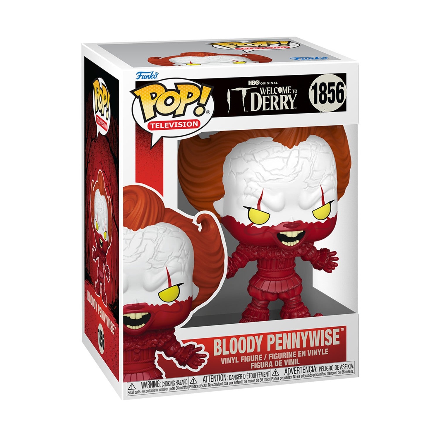 Funko Pop! Television: Welcome to Derry - Bloody Pennywise #1856 Vinyl Figure - Sunday Habit
