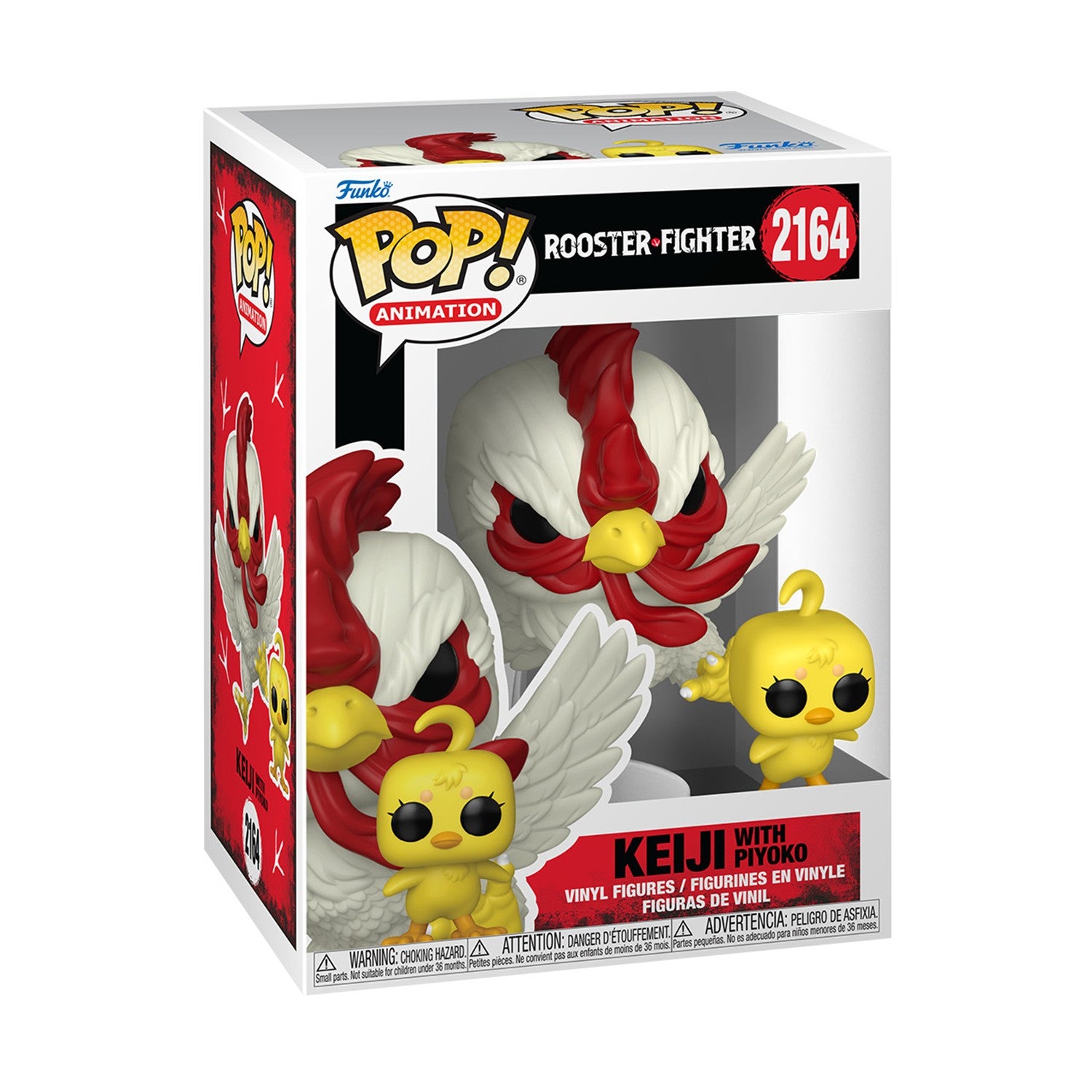 Funko Pop! Animation: Rooster Fighter - Keiji with Piyoko #2164 Vinyl Figures - Sunday Habit