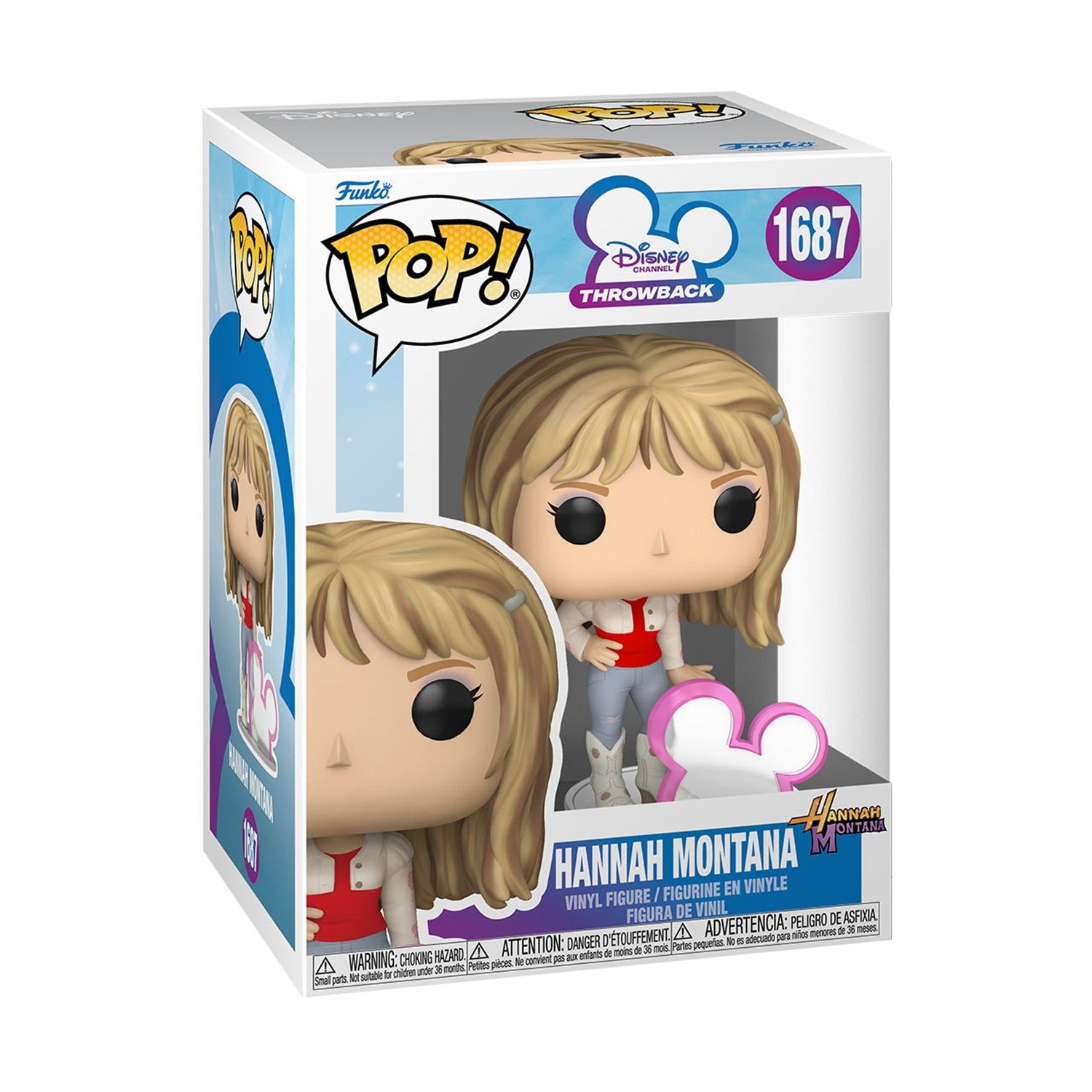 Funko Pop! Disney: Hannah Montana - Hannah Montana with Disney Icon # Vinyl Figure - Sunday Habit