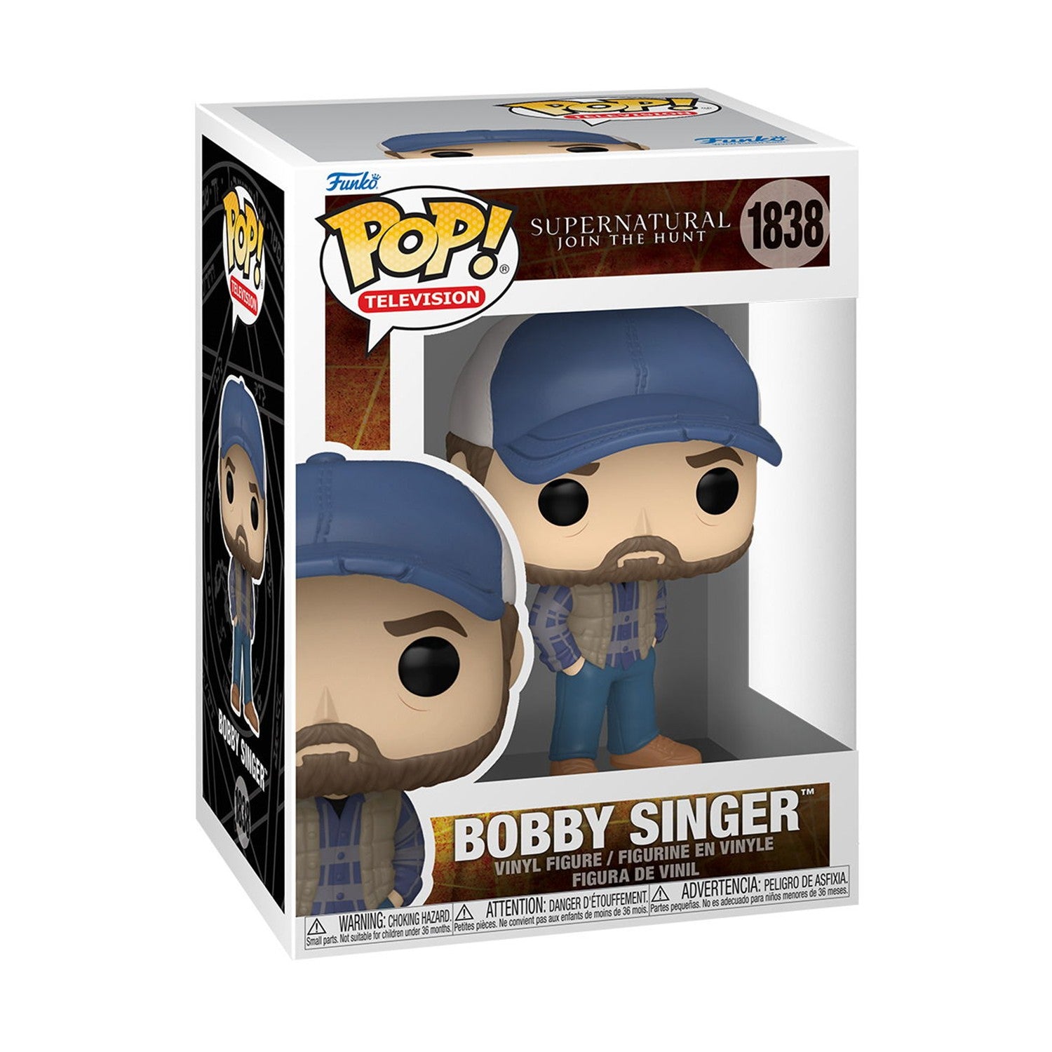 Funko Pop Телевизия Супернатурал Bobby Singer Join The Hunt 1838 Vinyl - Sunday Habit