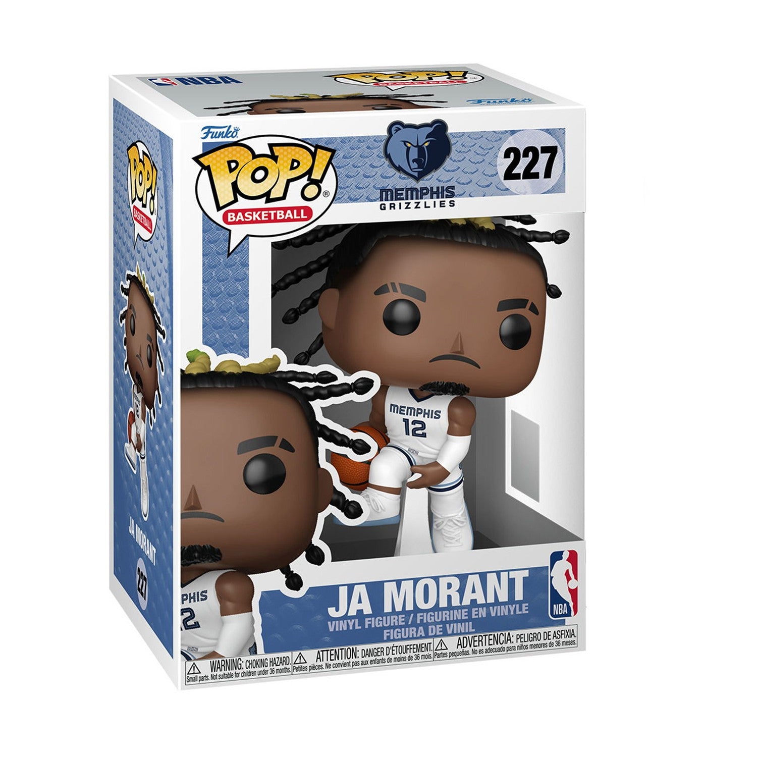 Funko Pop! Basketball: Memphis Grizzlies - Ja Morant (Association Edition Jersey) #227 Vinyl Figure - Sunday Habit