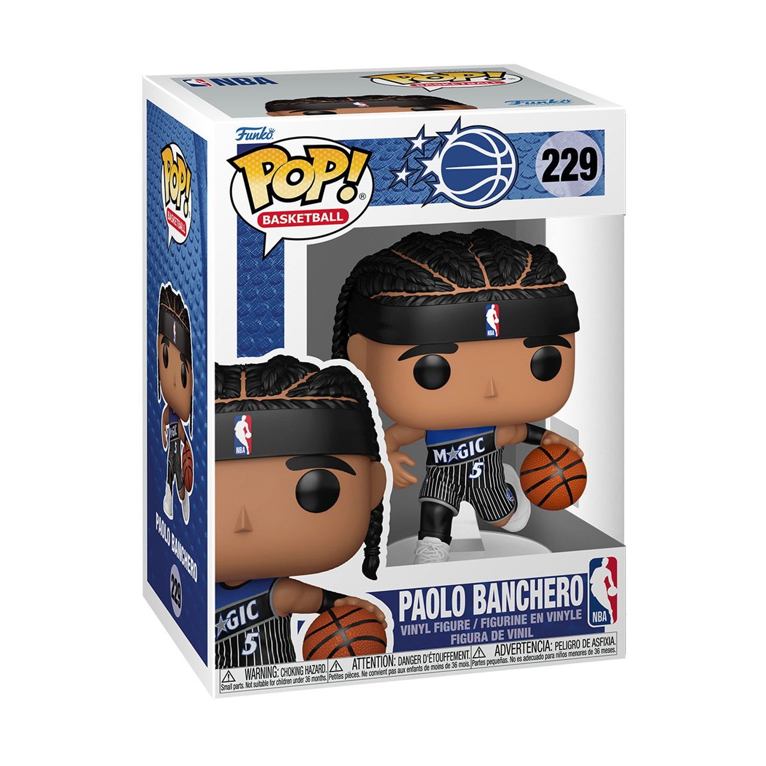 Funko Pop! Basketball: Orlando Magic - Paolo Banchero (Icon Edition Jersey) #229 Vinyl Figure - Sunday Habit