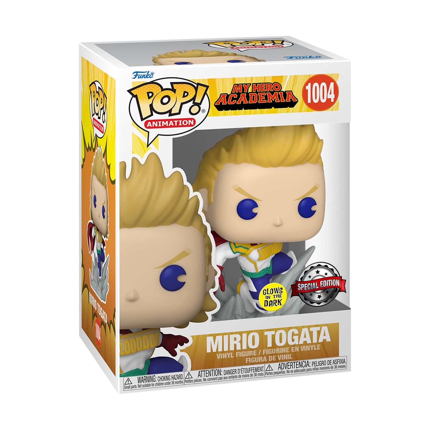 Funko Pop! Animation: My Hero Academia - Mirio (Glows in The Dark) (Special Edition) #1004 Vinyl Figure