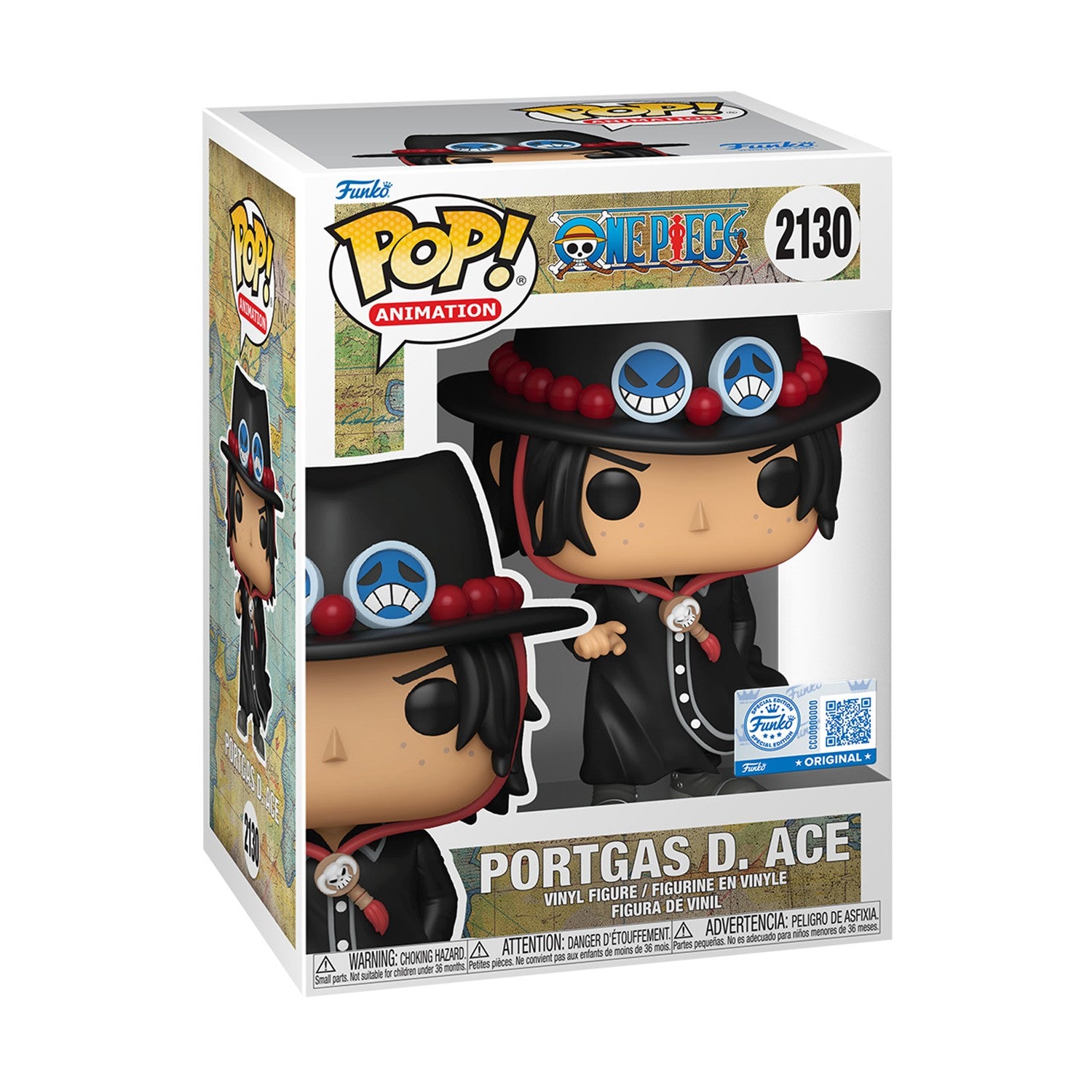 Funko Pop! Animation: One Piece - Portgas D. Ace Intro (Special Edition) #2130 Vinyl Figure