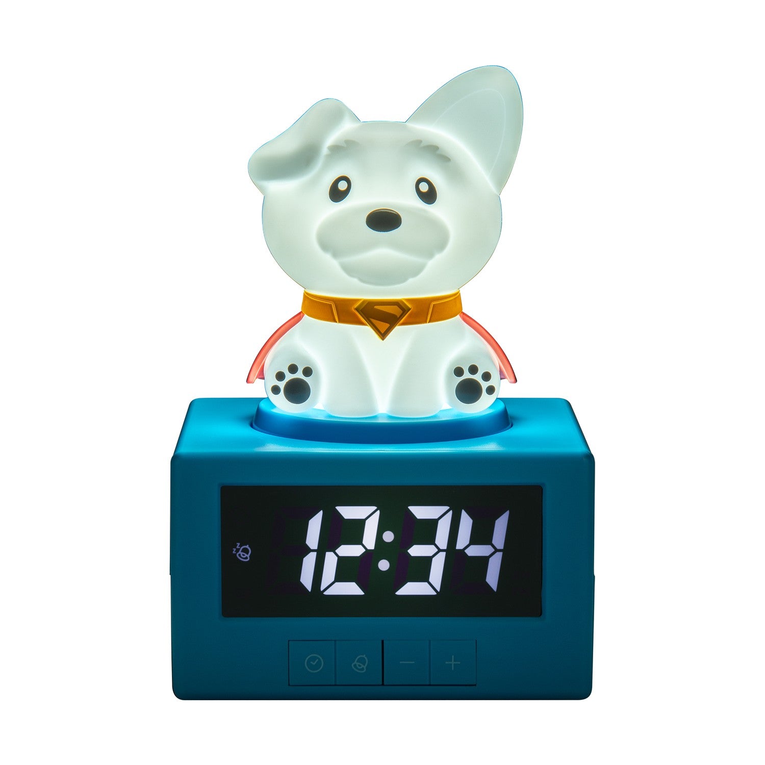 Paladone Icons DC Superman Крипто Будилник LED Дисплей Син - Sunday Habit