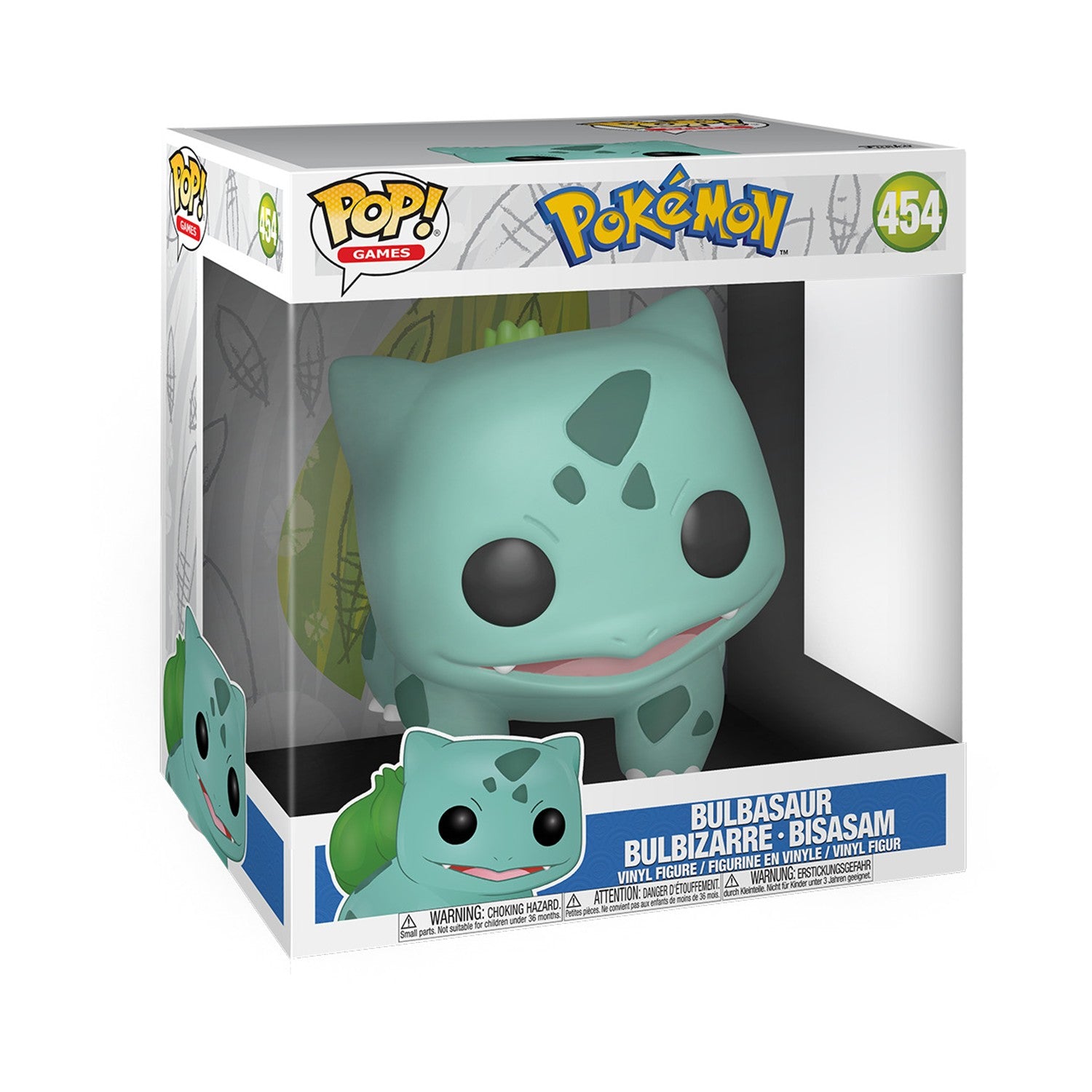 Funko Поп Джъмбо Pokemon Bulbasaur 10 Инча Винил Фигура - Sunday Habit