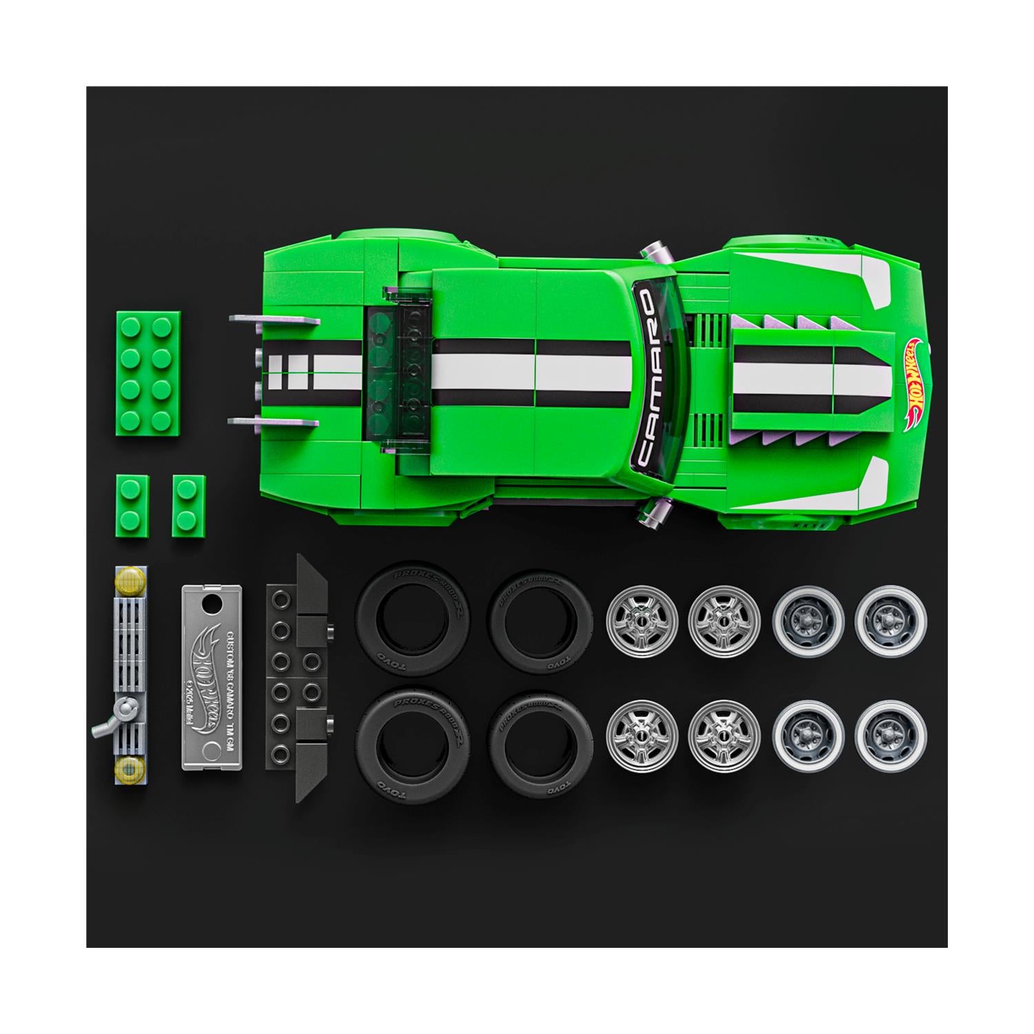 Mattel Hot Wheels: Speed Series Brick Shop - Camaro by Chevrolet Custom '68 Camaro Vehicle (JFT16)