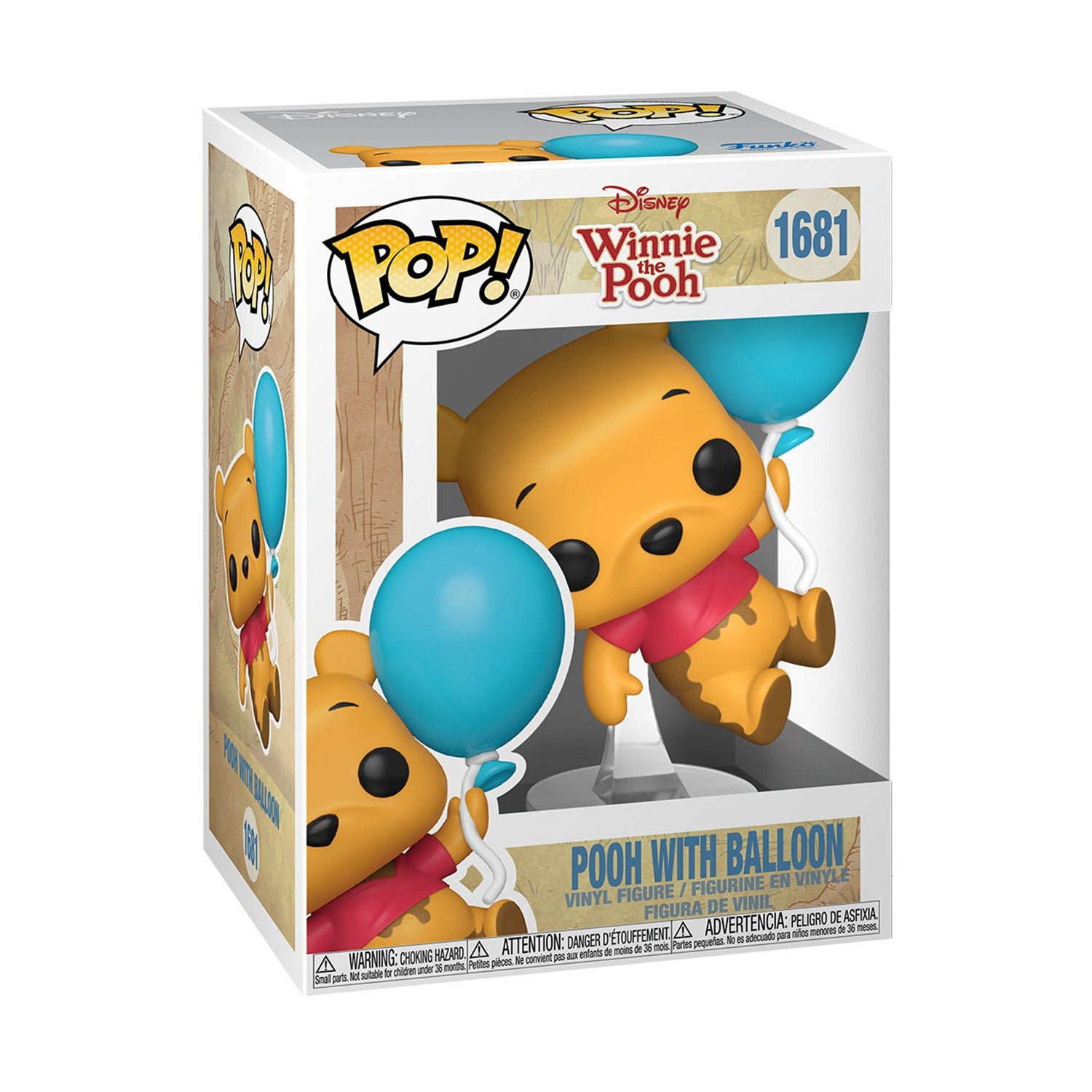 Funko Pop! Disney: Winnie the Pooh - Pooh with Balloon #1681 Vinyl Figure - Sunday Habit
