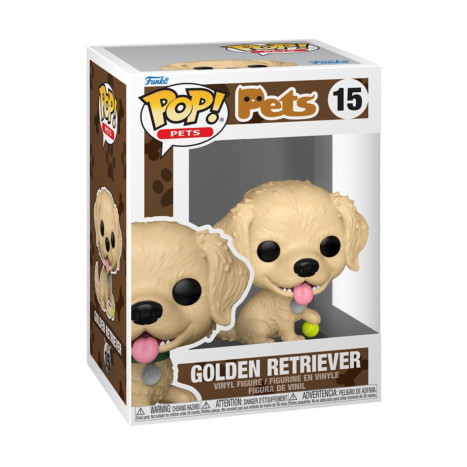 Funko Pop! Pets: Pets - Golden Retriever #15 Vinyl Figure - Sunday Habit