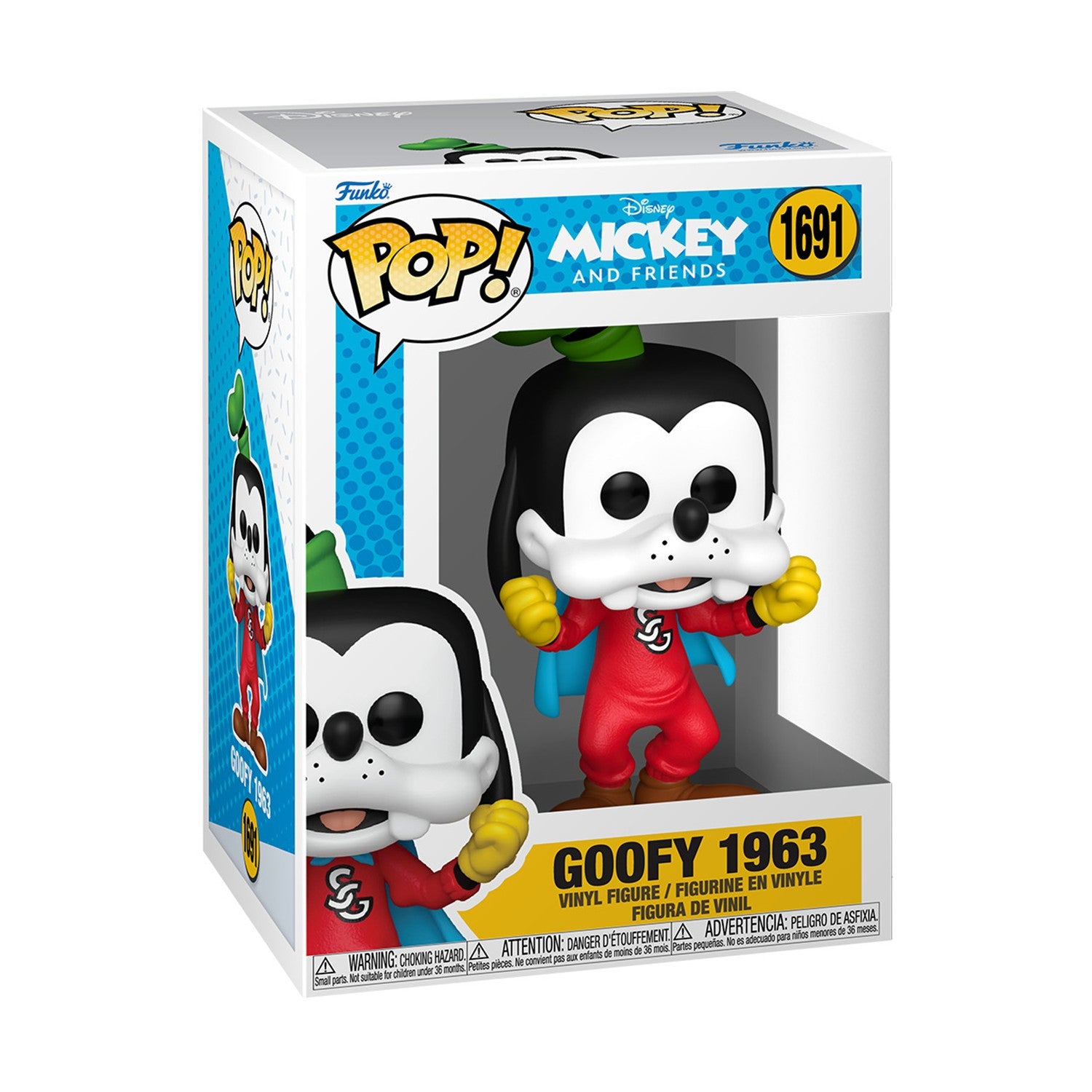 Funko Pop! Disney: Mickey and Friends - Goofy 1963 #1691 Vinyl Figure - Sunday Habit