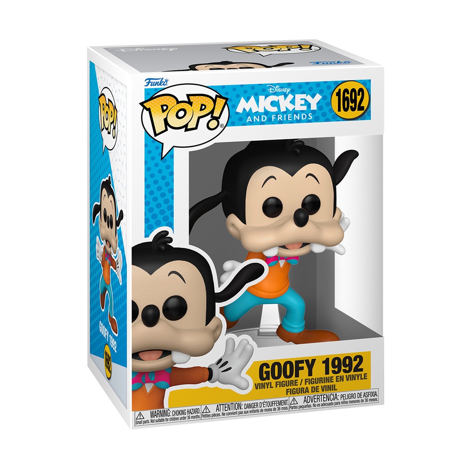 Funko Pop! Disney: Mickey and Friends - Goofy 1992 #1692 Vinyl Figure - Sunday Habit