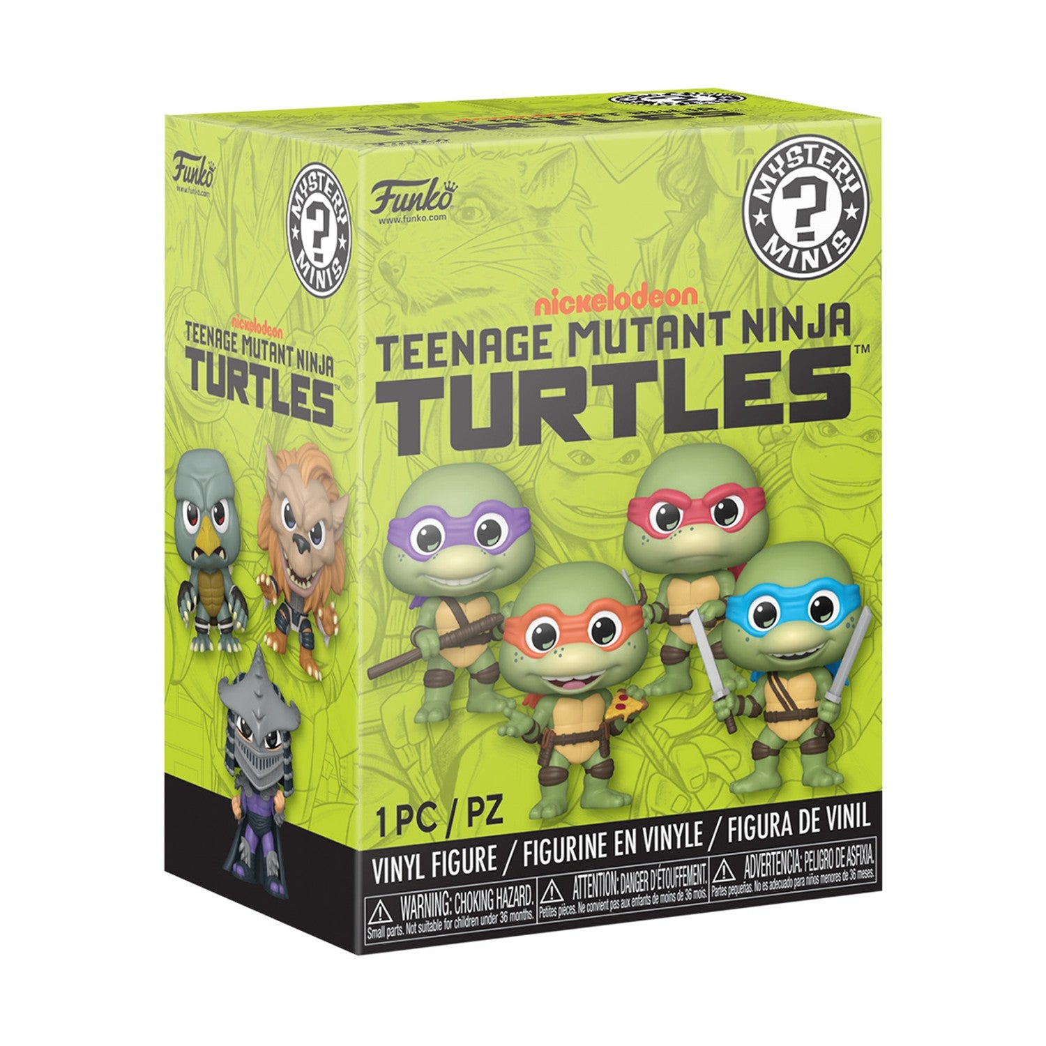 Funko Mystery Minis: The Teenage Mutant Ninja Turtles (Blind Box/Random) Vinyl Figures - Sunday Habit