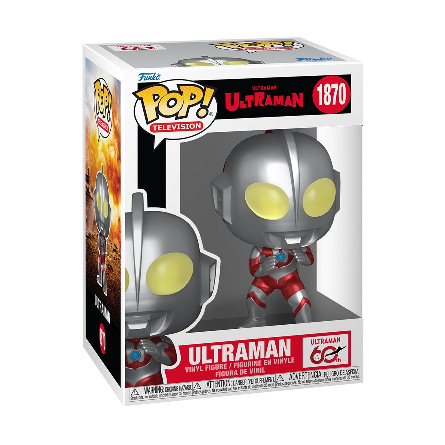 Funko Pop! Television: Ultraman (Metallic) #1870 Vinyl Figure - Sunday Habit