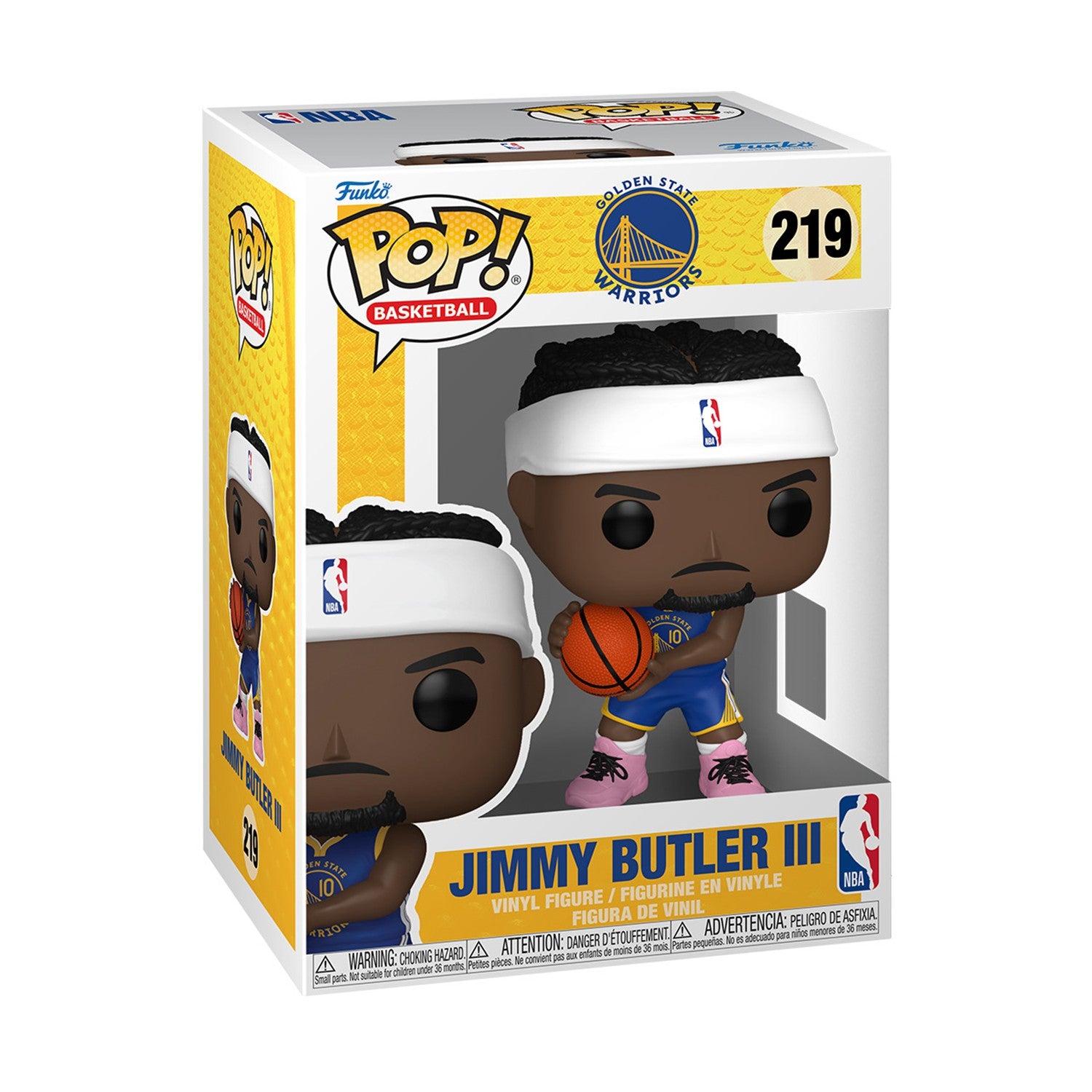 Funko Pop! Basketball: Golden Stete Warriors - Jimmy Butler III #219 Vinyl Figure - Sunday Habit