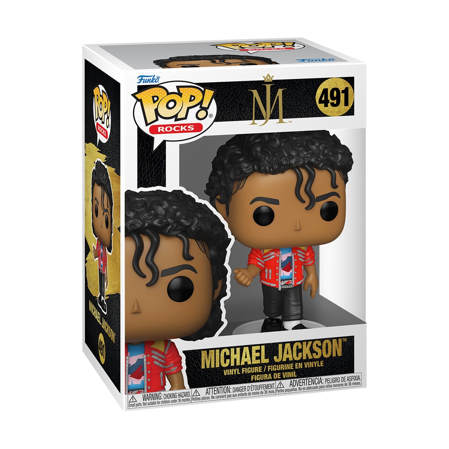 Funko Pop! Rocks: Michael Jackson - Michael Jackson (Beat It) #491 Vinyl Figure - Sunday Habit