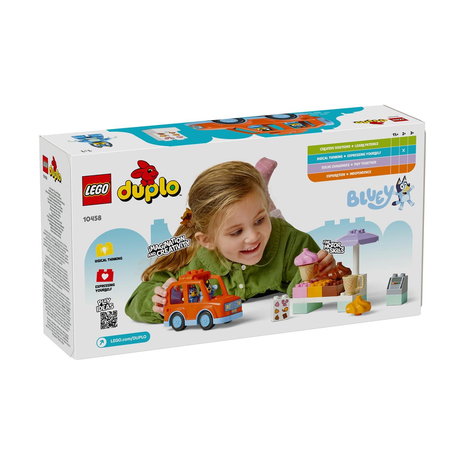 LEGO® DUPLO® Bluey: Ice Cream Trip with Bluey (10458) - Sunday Habit