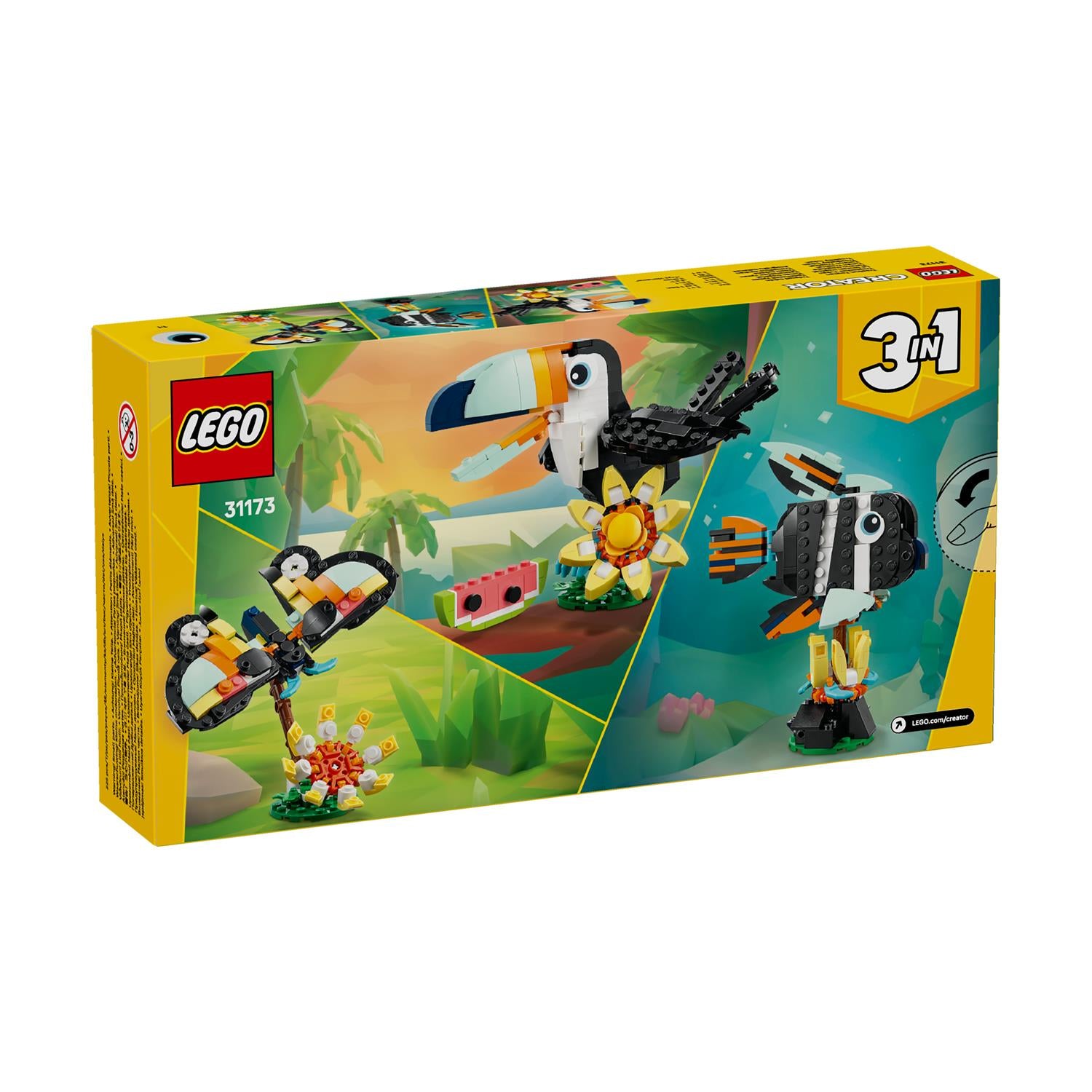 LEGO® Creator: Wild Animals Tropical Toucan (31173) - Sunday Habit