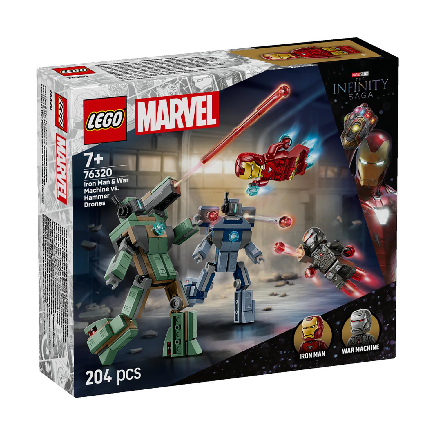 LEGO® Marvel: Iron Man & War Machine vs. Hammer Drones (76320)