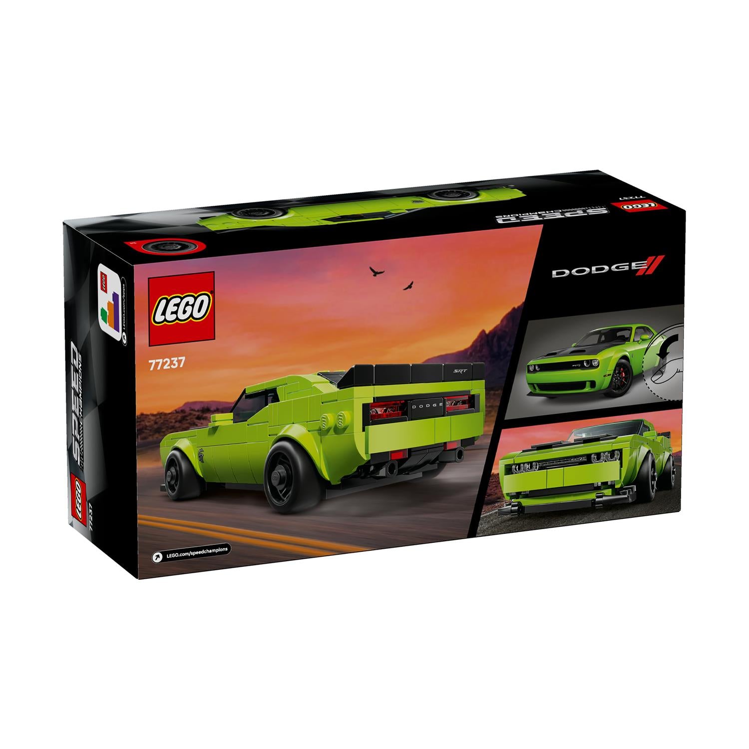LEGO® Speed Champions: Dodge Challenger SRT Hellcat Sports Car (77237) - Sunday Habit