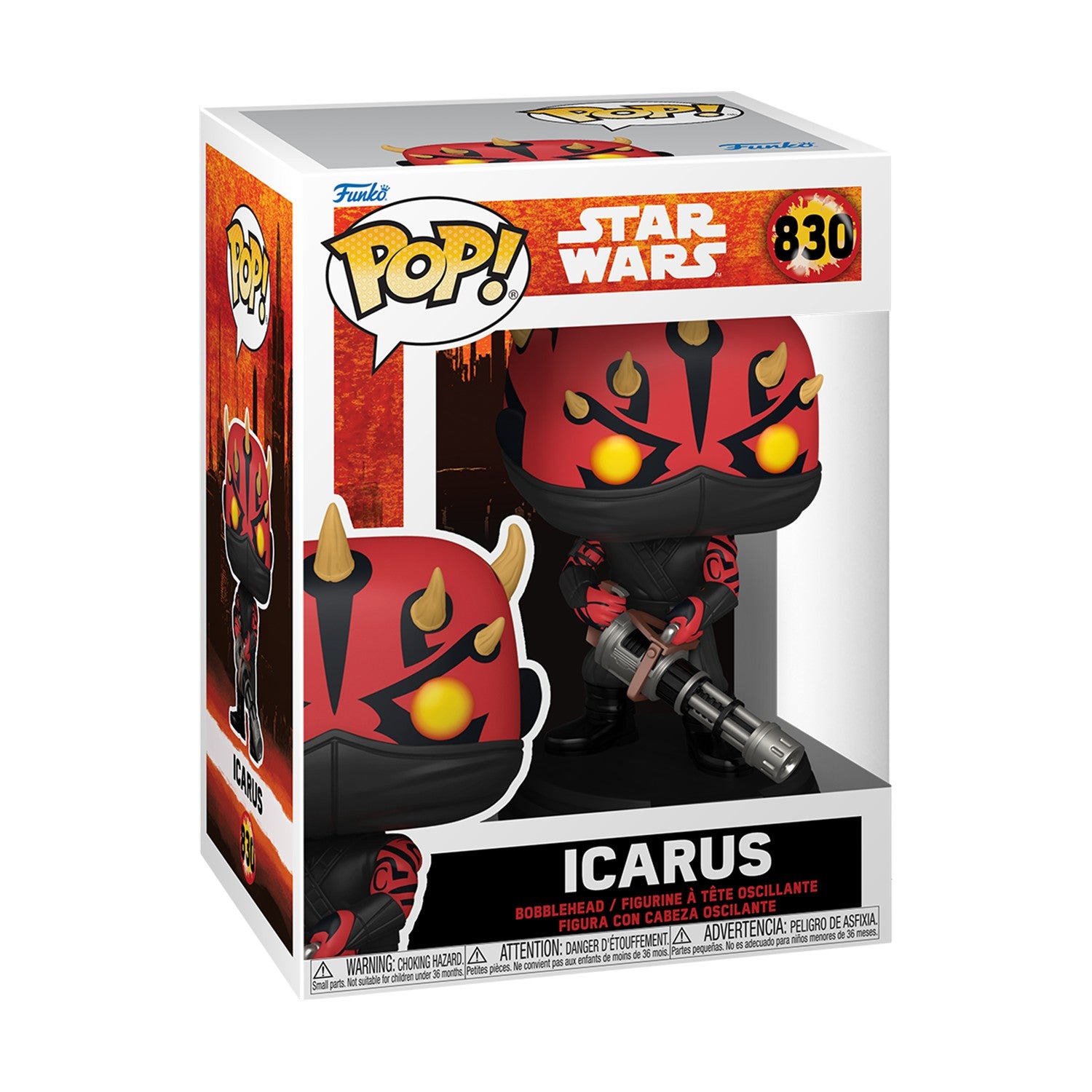Funko Pop!: Star Wars (Darth Maul Shadow Lord) - Icarus #830 Bobble-Head Vinyl Figure - Sunday Habit