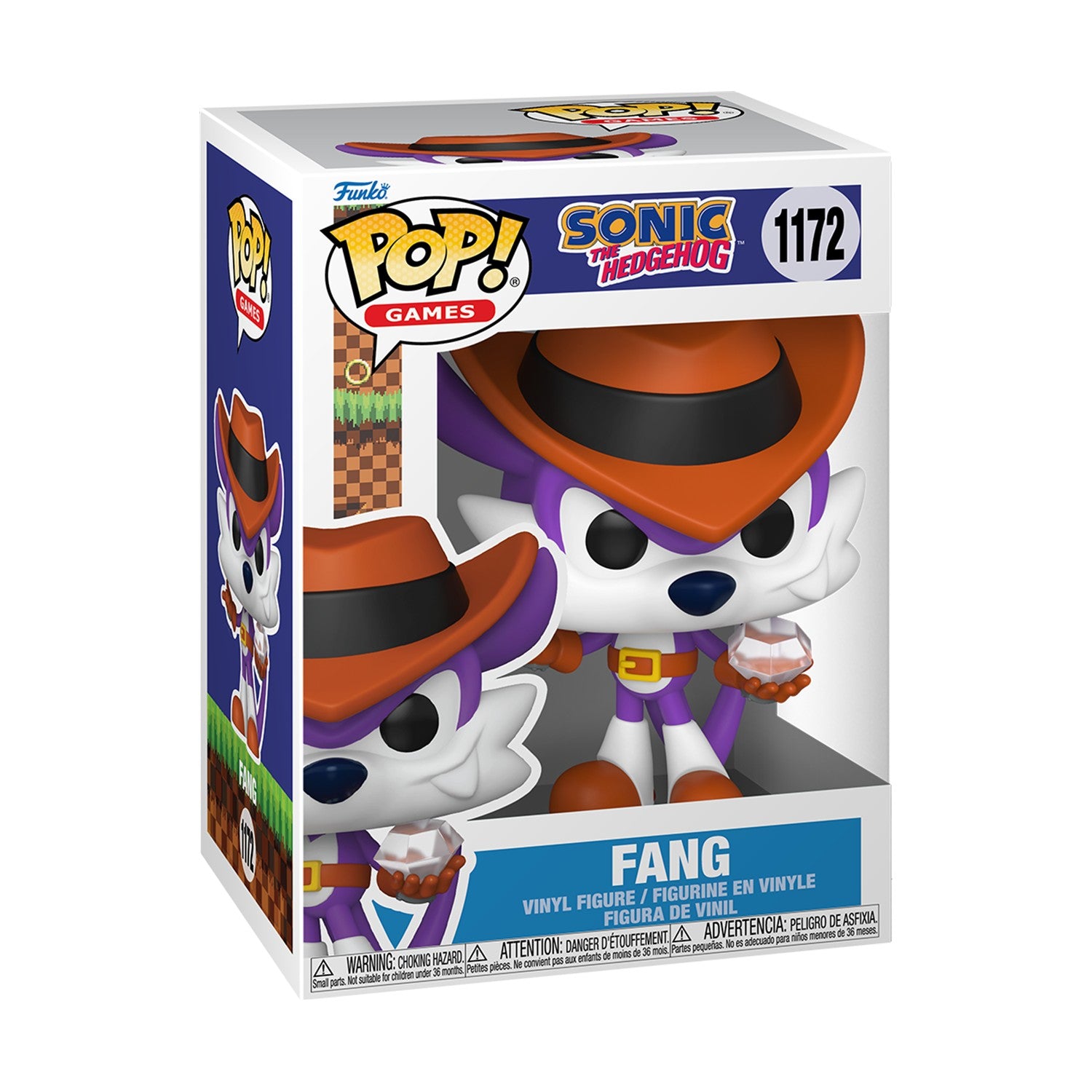 Funko Pop! Games: Sonic The Hedgehog - Fang #1172 Vinyl Figure - Sunday Habit