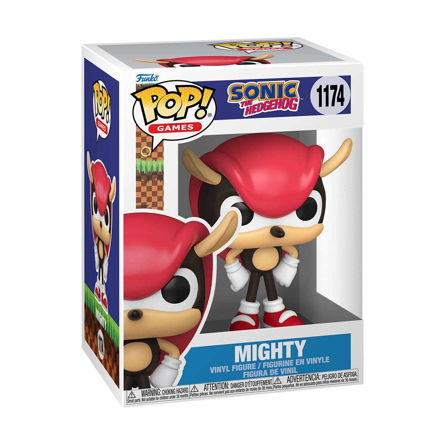 Funko Pop! Games: Sonic The Hedgehog - Mighty #1174 Vinyl Figure - Sunday Habit