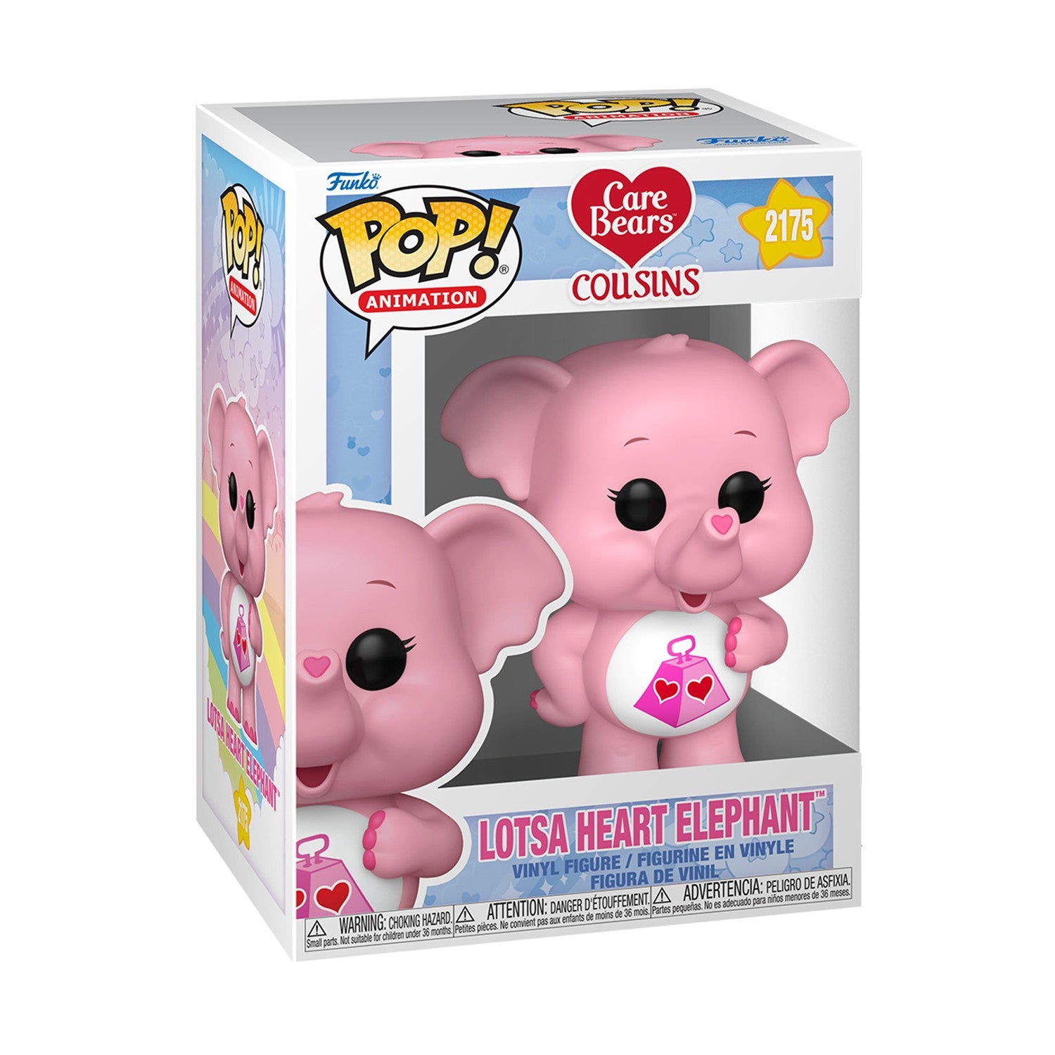 Funko Pop! Animation: Care Bear Cousins - Lotsa Heart Elephant #2175 Vinyl Figure - Sunday Habit