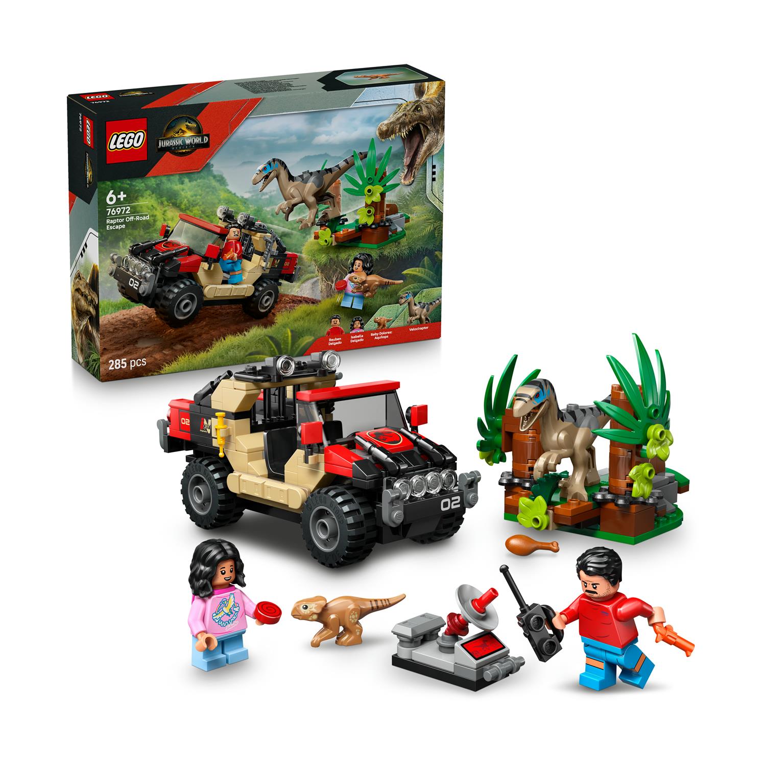 LEGO® Jurassic World: Raptor Off-Road Escape (76972) - Sunday Habit