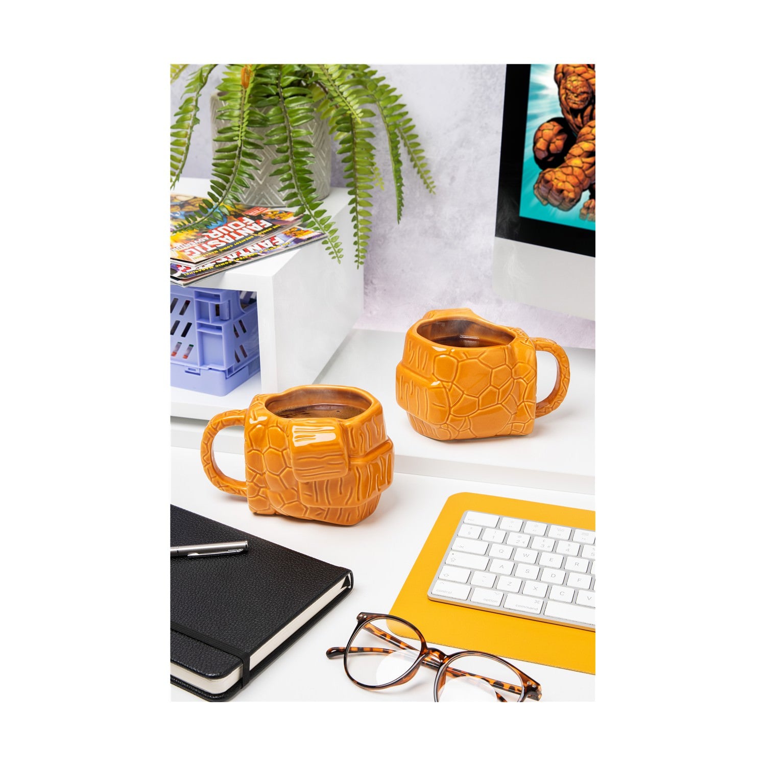 Paladone Marvel: Fantastic 4 - The Thing Shaped Mug (PP14786MU)