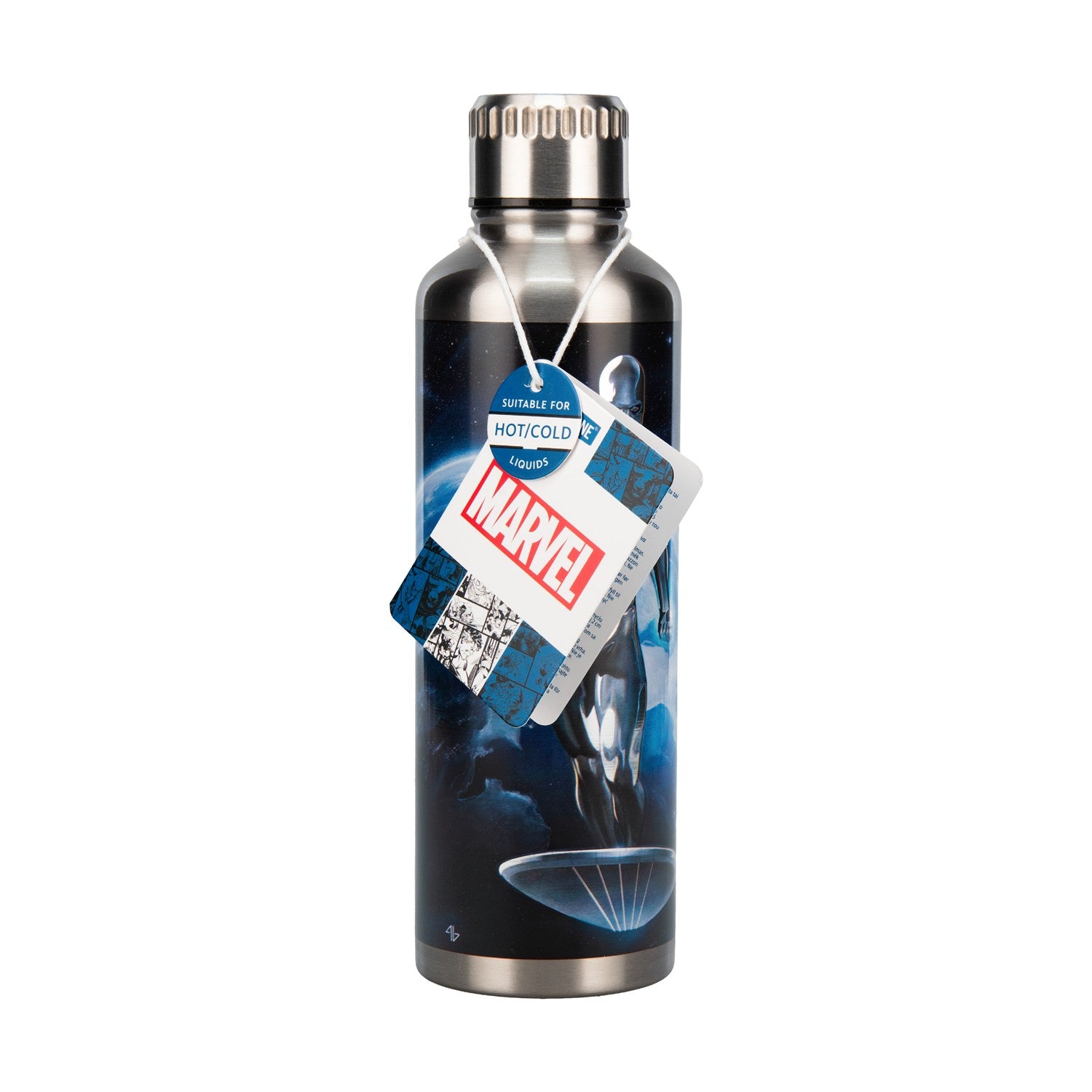 Paladone Marvel: Fantastic 4 - Silver Surfer Metal Water Bottle (PP14787MU)