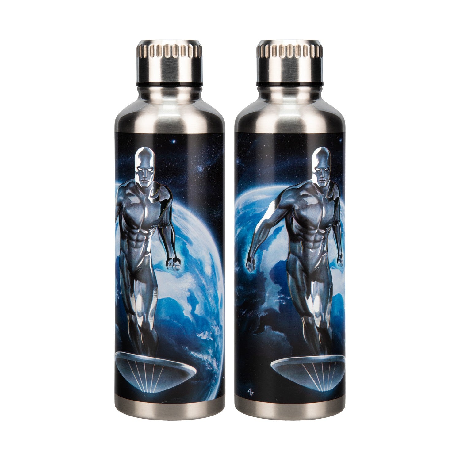 Paladone Marvel: Fantastic 4 - Silver Surfer Metal Water Bottle (PP14787MU)
