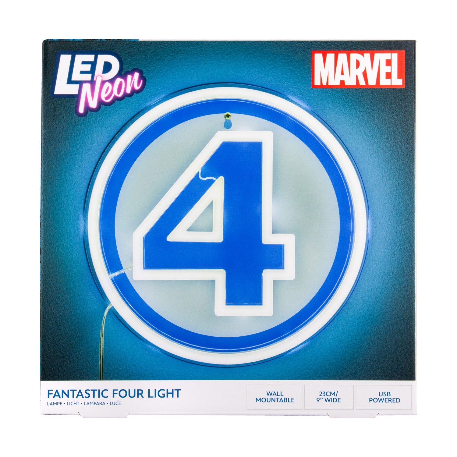 Paladone Marvel: Fantastic 4 - Wall Mountable LED Neon Light (PP14789MUVN)