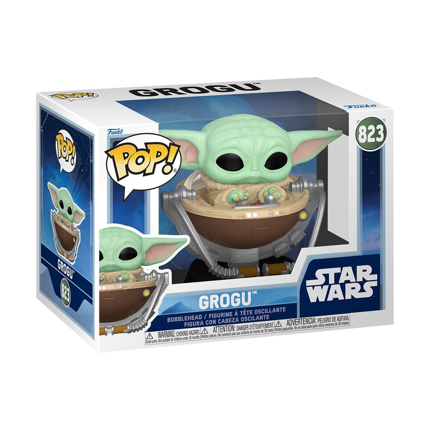 Funko Pop!: Star Wars (Mandalorian & Grogu) - Grogu #823 Bobble-Head Vinyl Figure - Sunday Habit